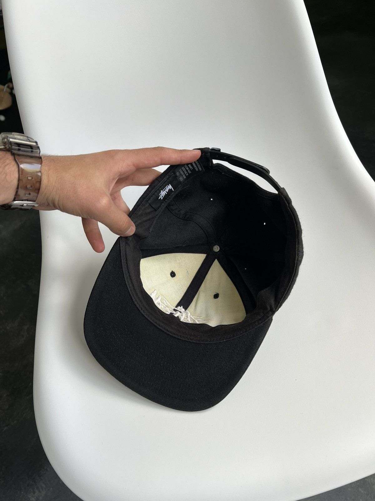 Stussy × Vintage Vintage Stussy Snapback Cap Men’s Trucker Hat Big Logo Y2K Size ONE SIZE - 21 Thumbnail