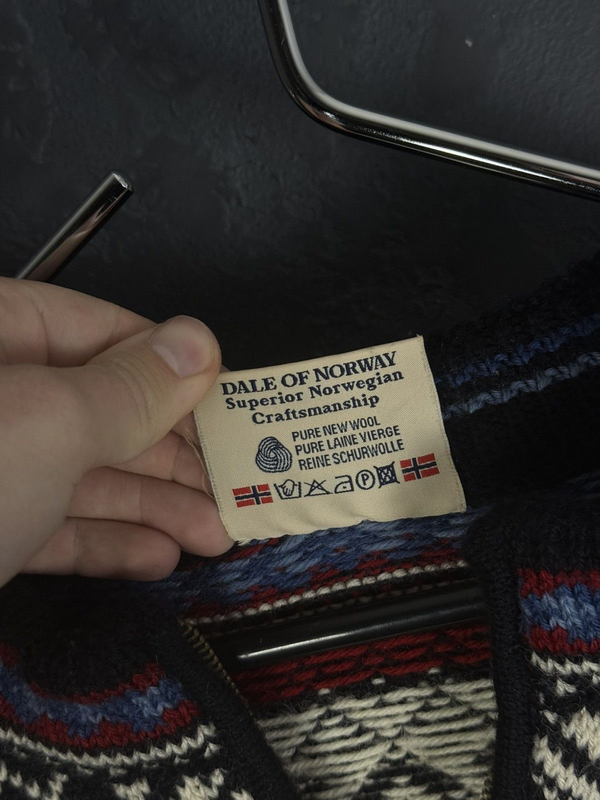Dale Of Norway Dale Of Norway Men’s 1/4 Zip Wool Knitted Sweather Size XL Size US XL / EU 56 / 4 - 10 Thumbnail