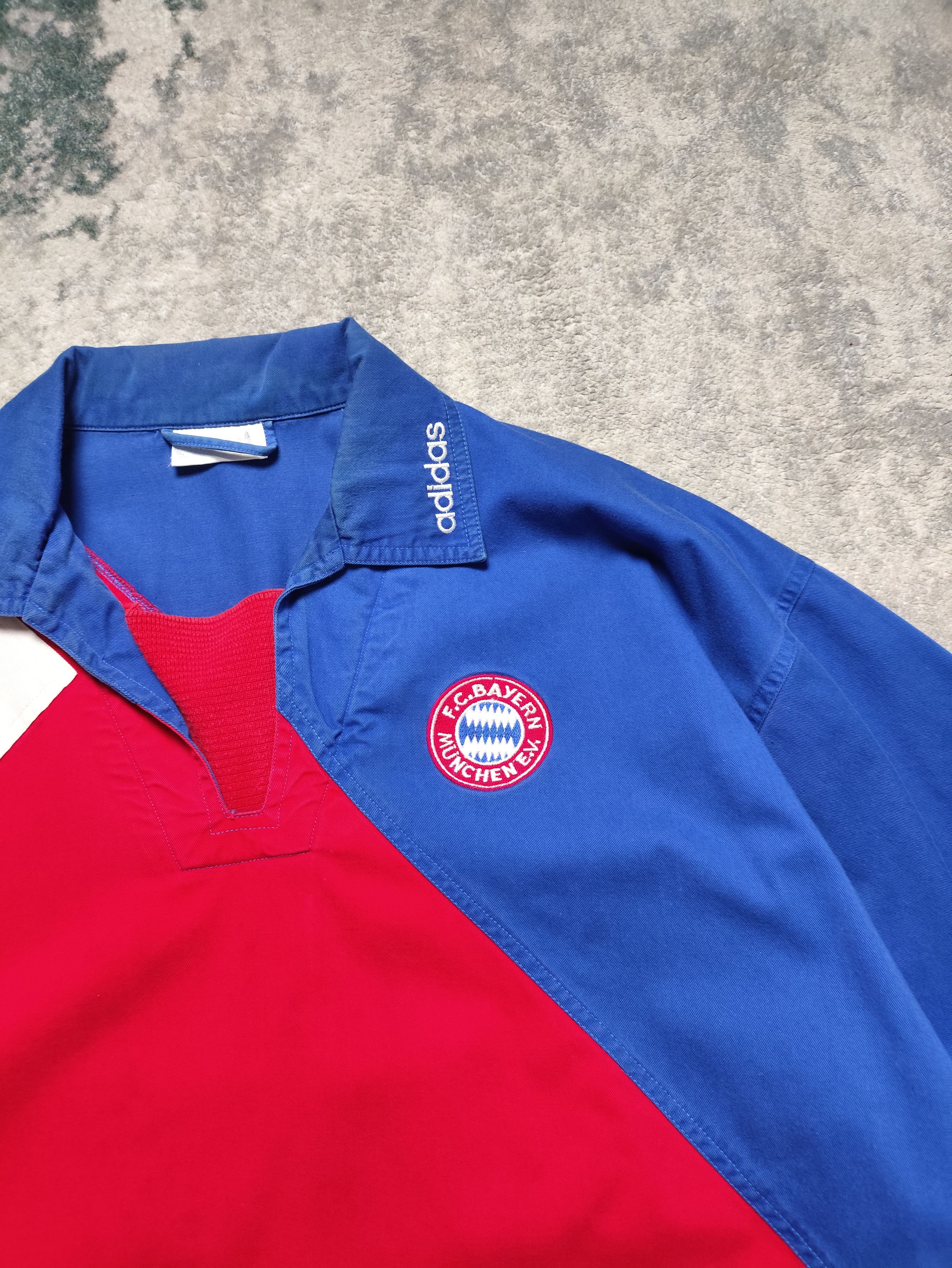 Adidas × Vintage Vintage 90s Adidas Bayern Monachium Jacket Football RARE Size US M / EU 48-50 / 2 - 2 Thumbnail