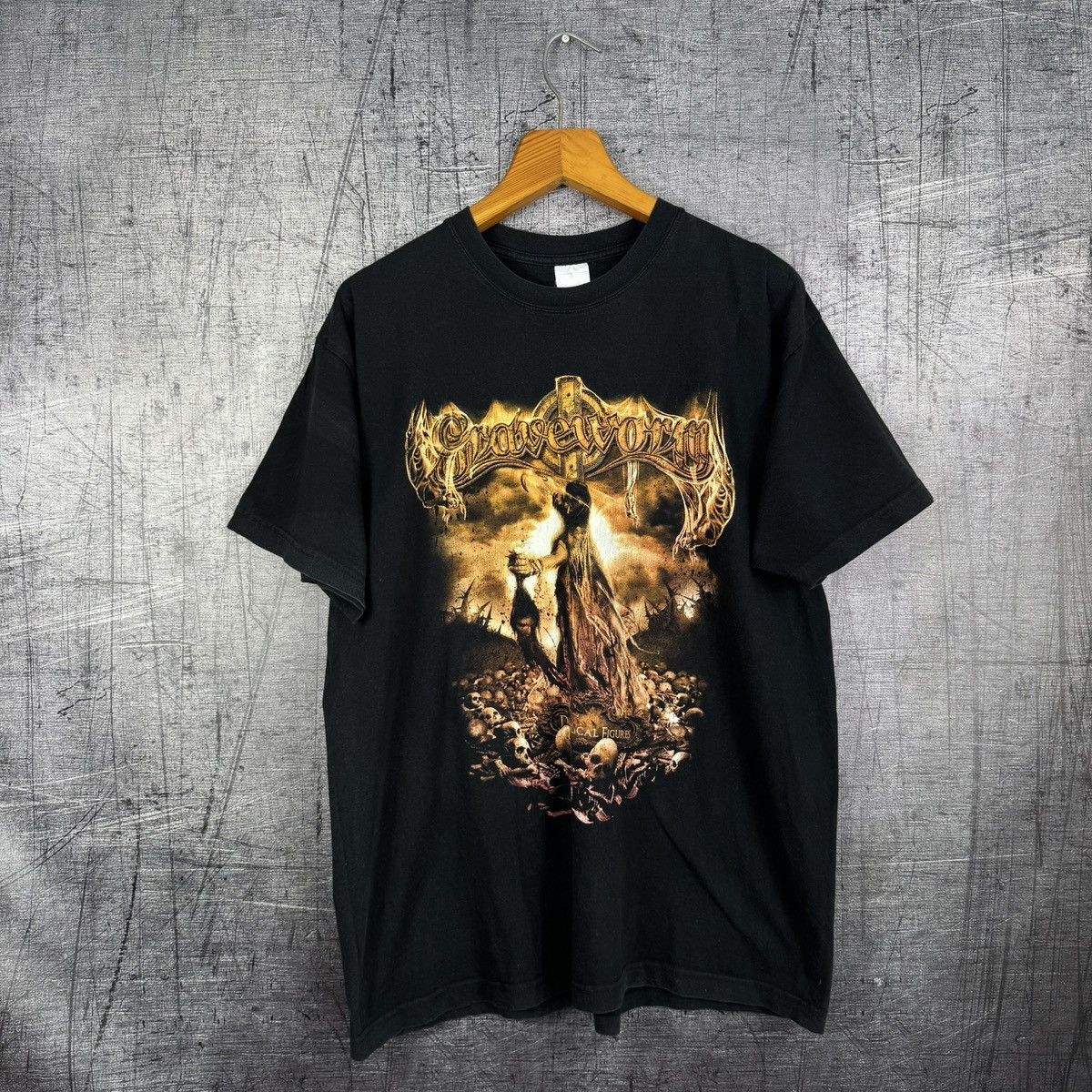 Band Tees graveworm diabolical figures metal band t shirt tee skull Size US XL / EU 56 / 4 - 1 Thumbnail