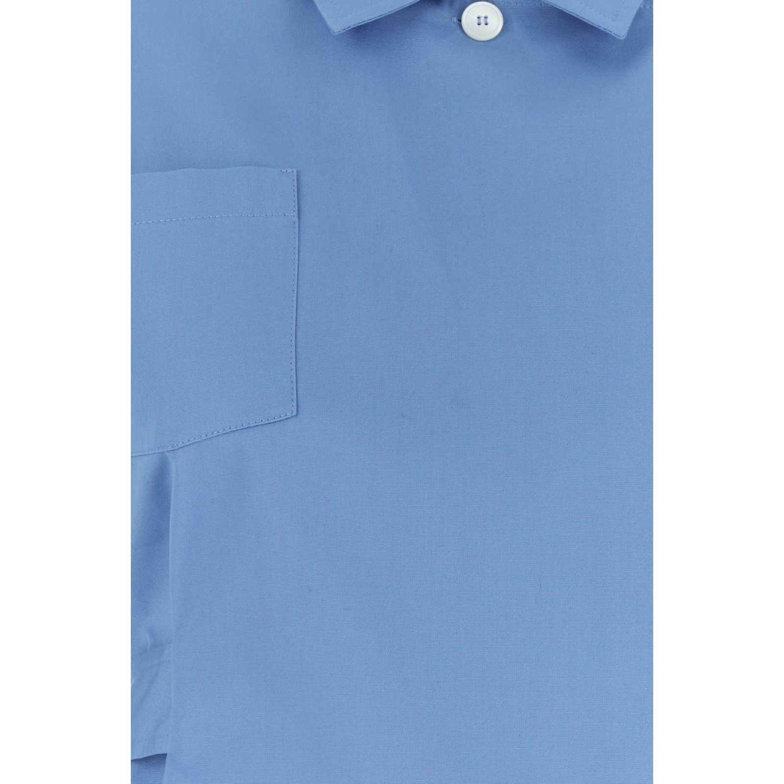 MIU MIU Cerulean Blue Poplin Shirt New & Authentic (Women's