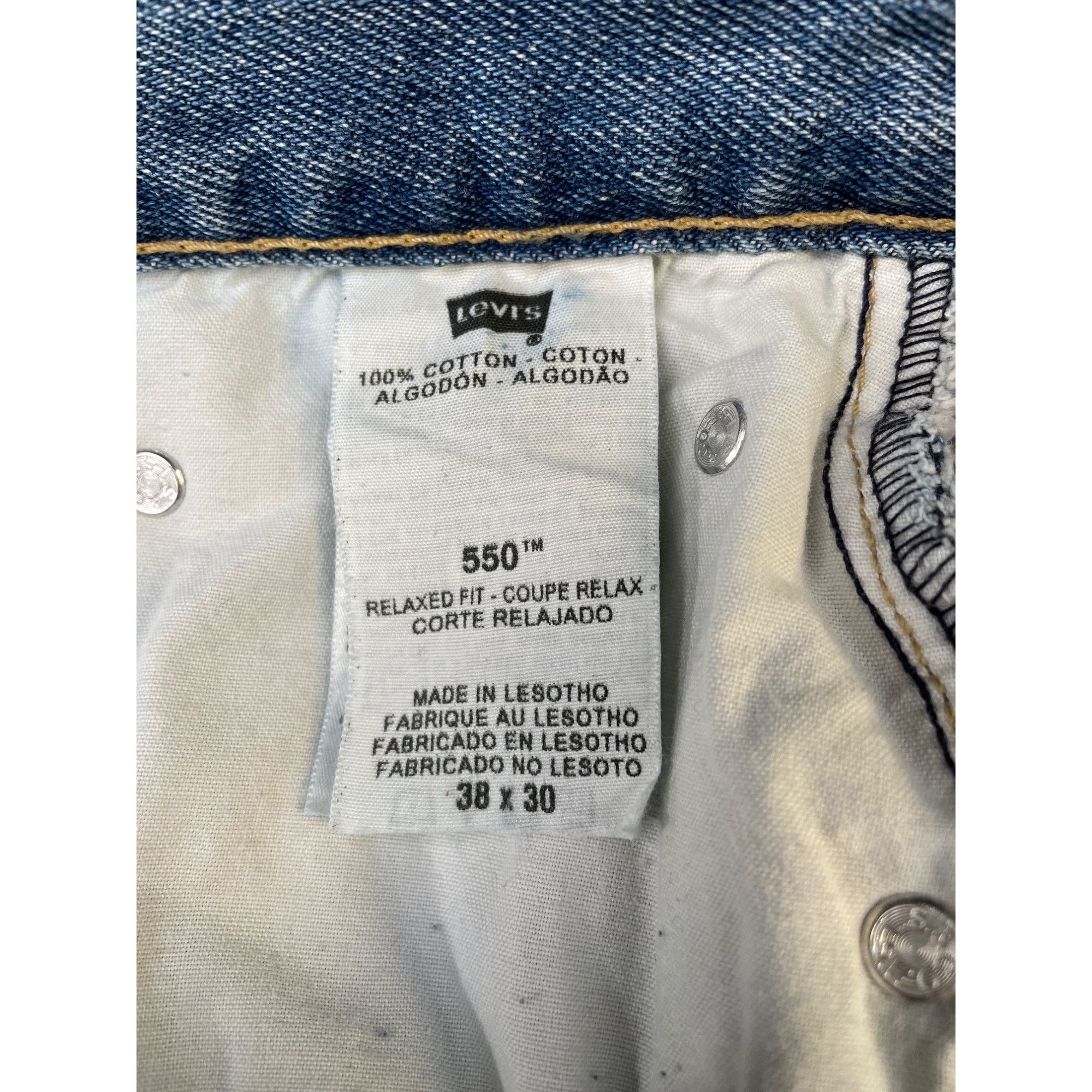 Levi's Levi's Strauss Men's Blue Jeans Relaxed Fit 38 x 30 SKU 5991 Size US 38 / EU 54 - 5 Thumbnail