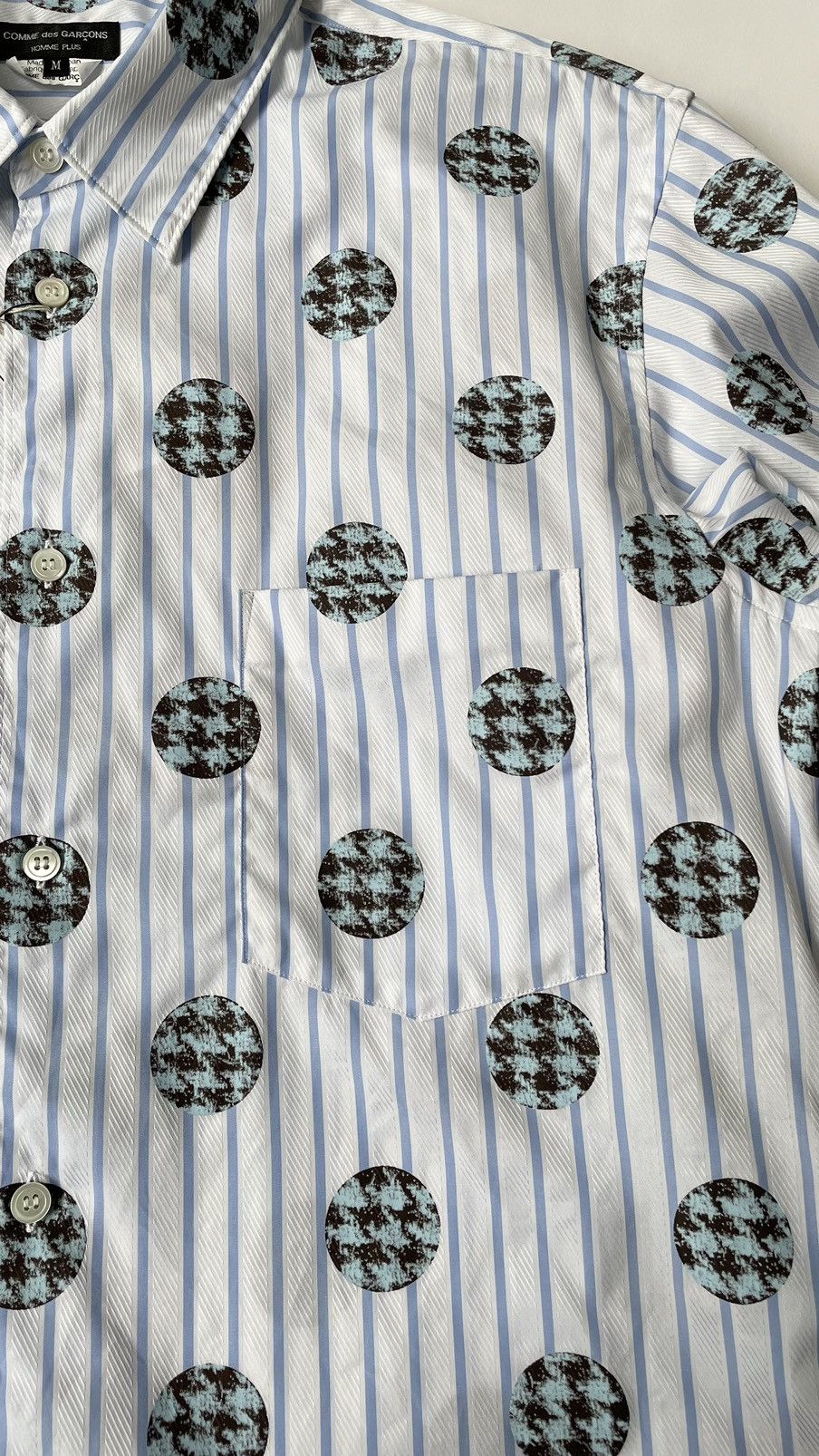 Comme des Garcons S/S 11 Stripe + Polka Dot Shirt Size US M / EU 48-50 / 2 - 4 Thumbnail