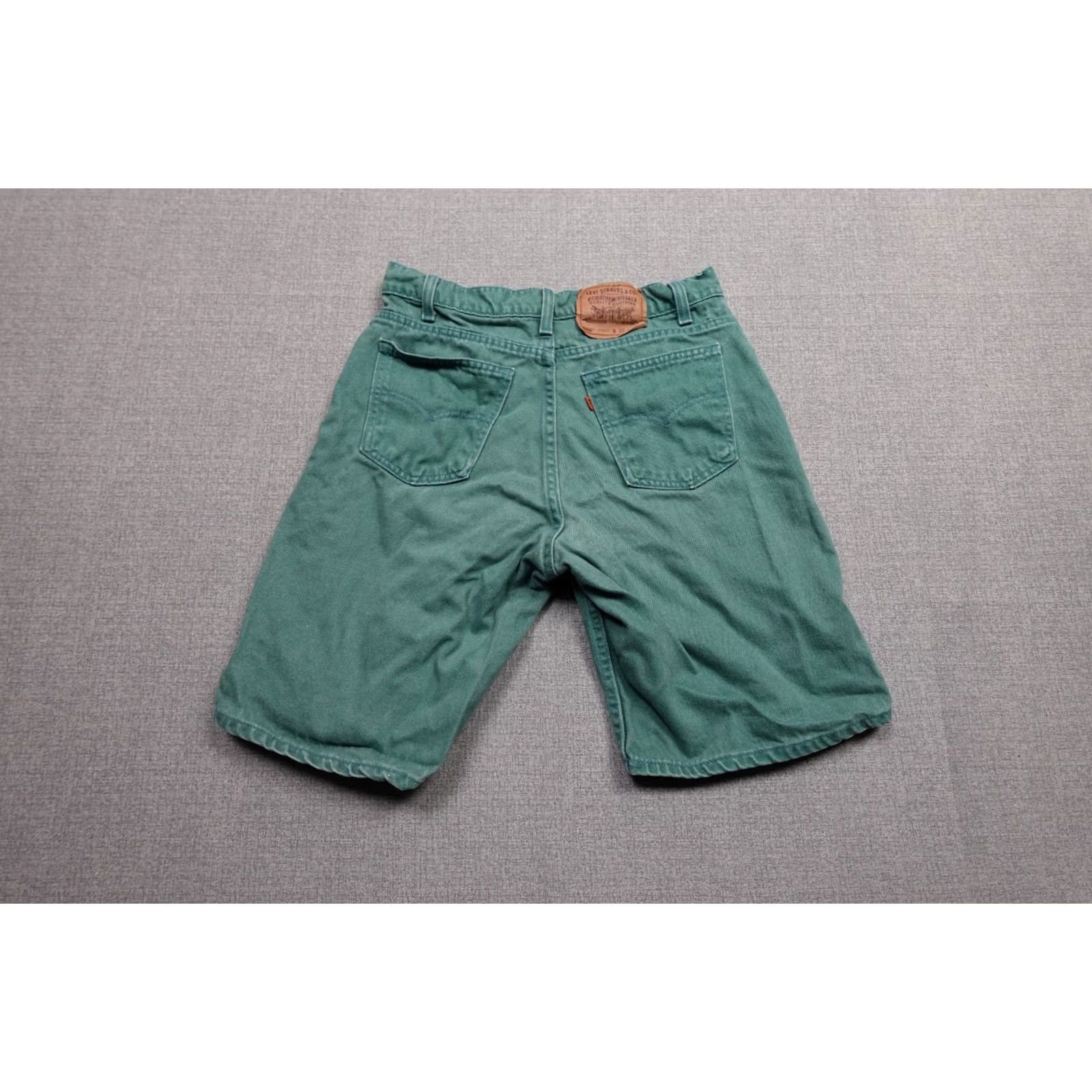 Levi's VINTAGE Levi's 505 Shorts Mens 32 Blue Denim Jorts Red Batwing Orange Tab 1993 Size US 32 / EU 48 - 4 Thumbnail