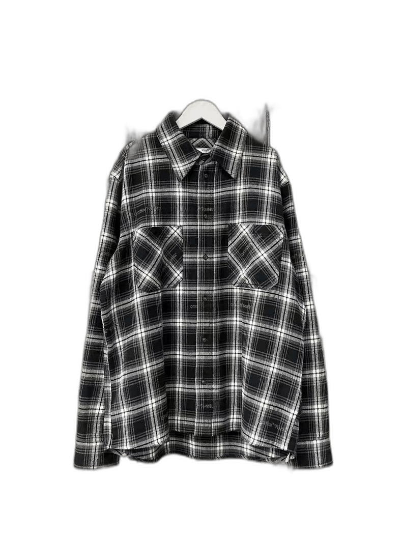 Off-White Off White Long Sleeve Checkered Shirt Size US L / EU 52-54 / 3 - 1 Thumbnail