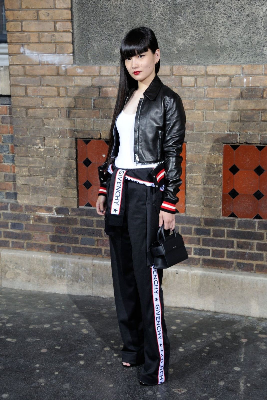 Givenchy Black Logo Stripe Zipped Jumpsuit Size XS / US 0-2 / IT 36-38 - 4 Thumbnail