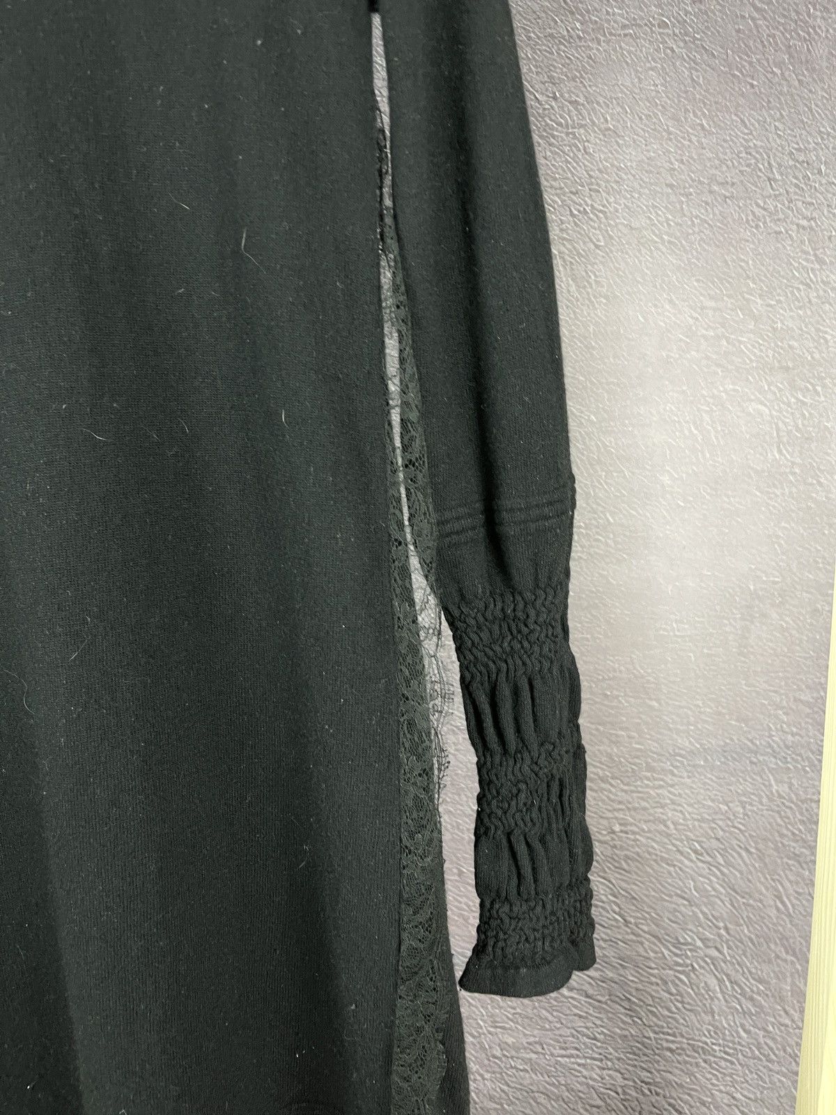 Christian Lacroix Christian Lacroix wool fitted black classic midi dress Size S / US 4 / IT 40 - 6 Thumbnail
