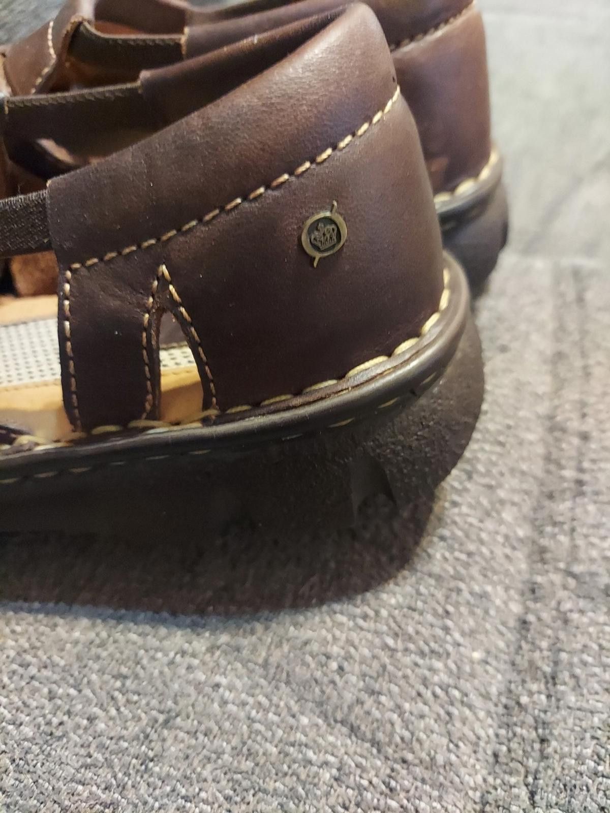 Born Born 90's Womens Brown Leather Fisherman Sandals Size 8 Size US 8 / IT 38 - 4 Thumbnail