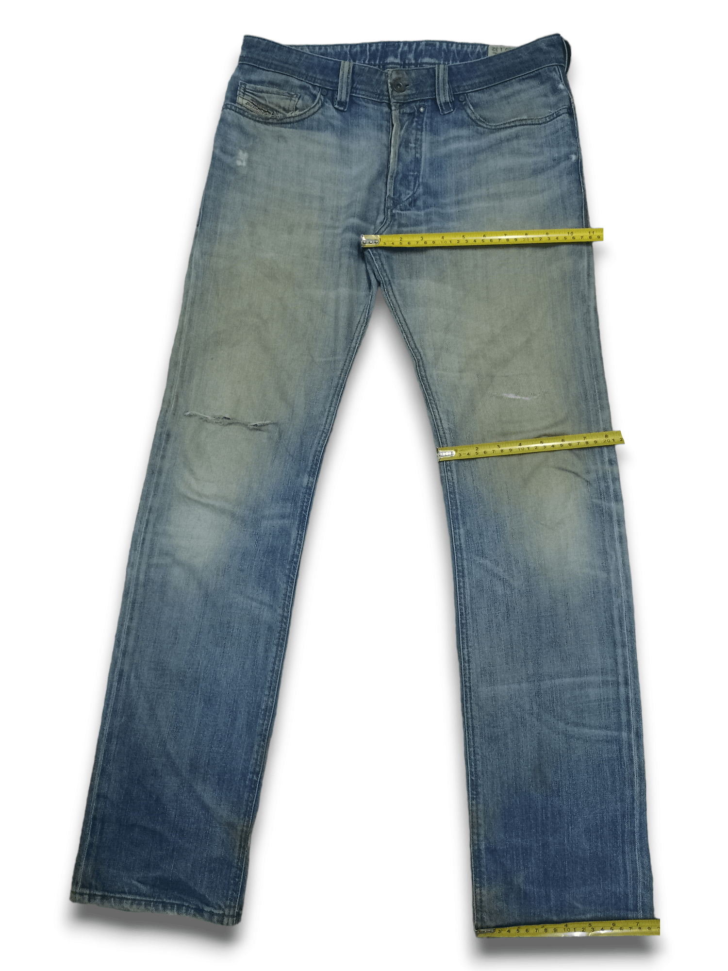 Diesel Vintage Diesel Industry Safado Mud Wash Distressed Jeans Size US 32 / EU 48 - 13 Thumbnail