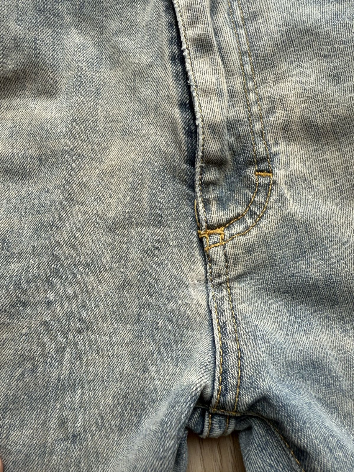 Represent Clo. Represent Essential Denim Distressed Jeans Slim Fit Size US 32 / EU 48 - 6 Thumbnail