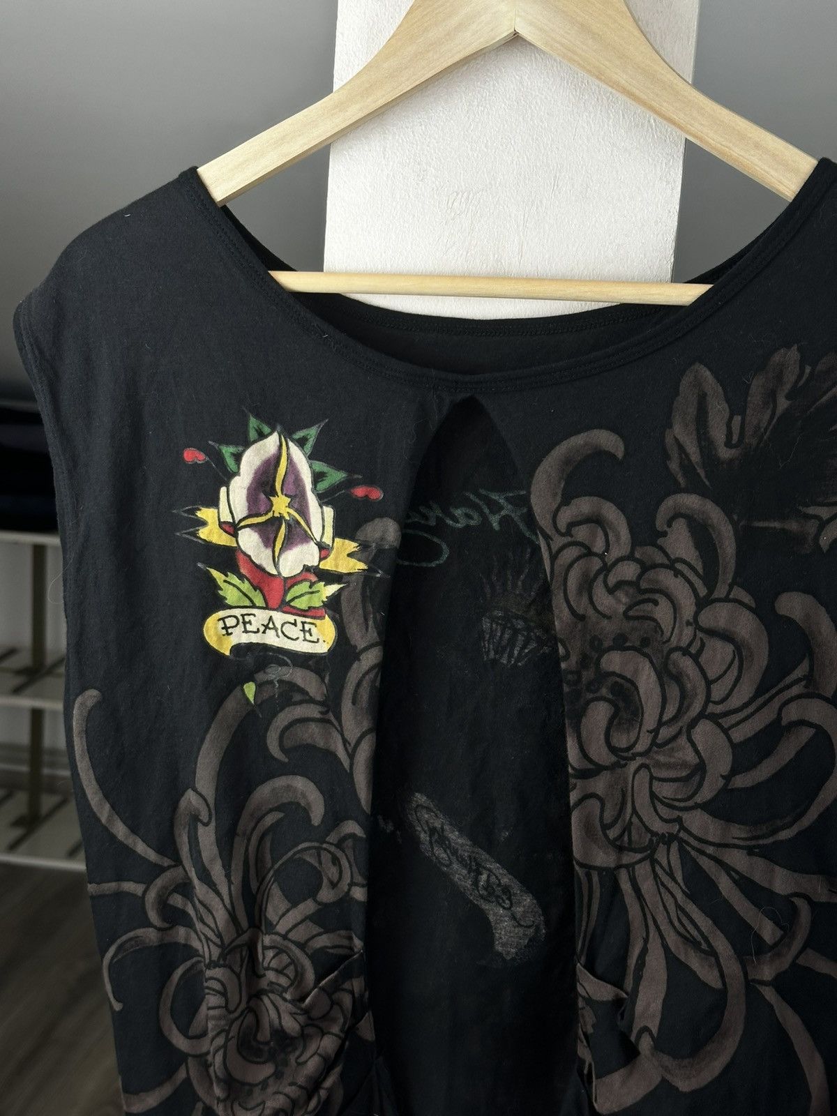 Ed Hardy Vintage Ed Hardy Top Sleeveless Big Logo Y2K USA Size S / US 4 / IT 40 - 6 Thumbnail
