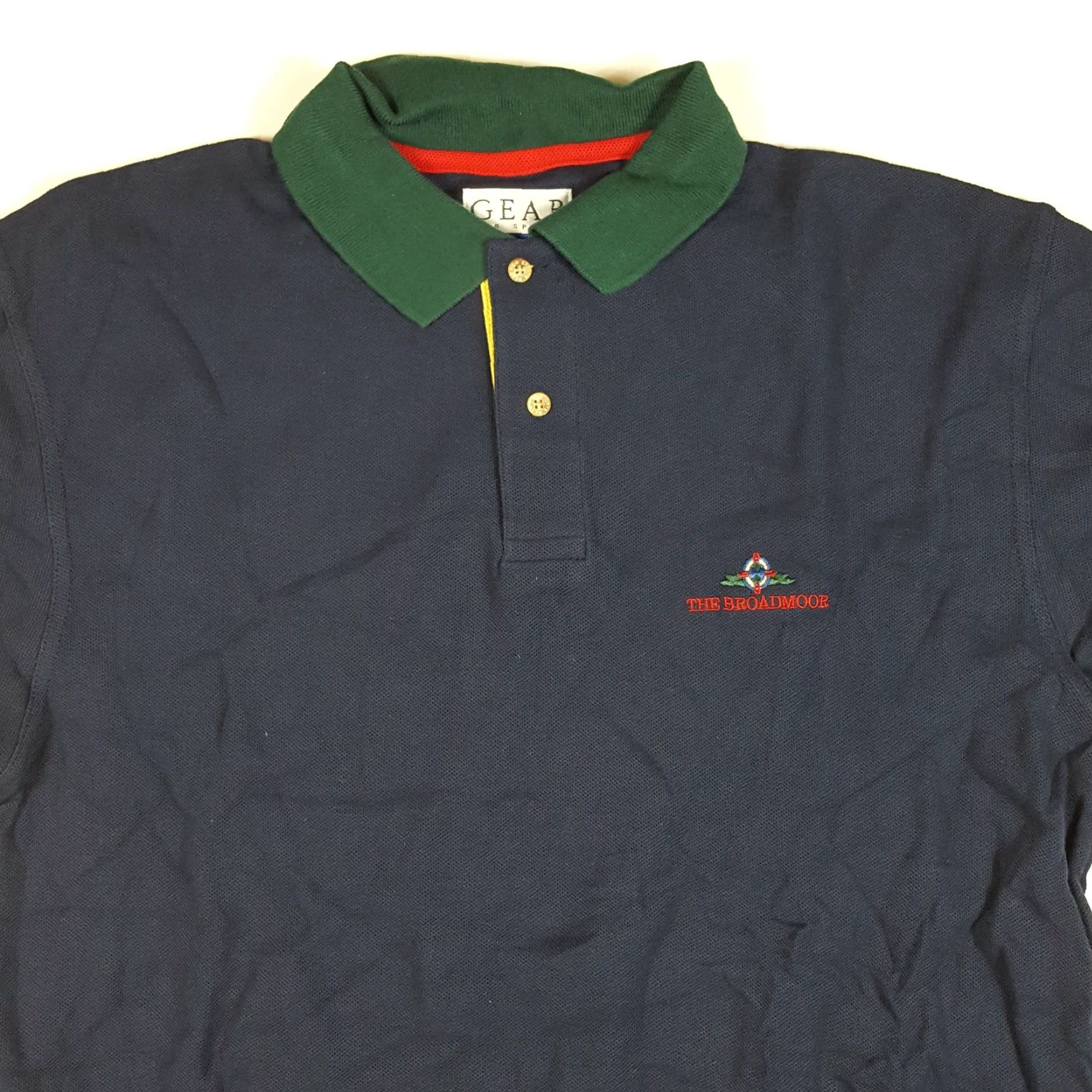 Vintage VINTAGE Preppy Golf Resort Men's Large Collared Short Sleeve Polo Shirt Y2K NEW Size US L / EU 52-54 / 3 - 2 Thumbnail