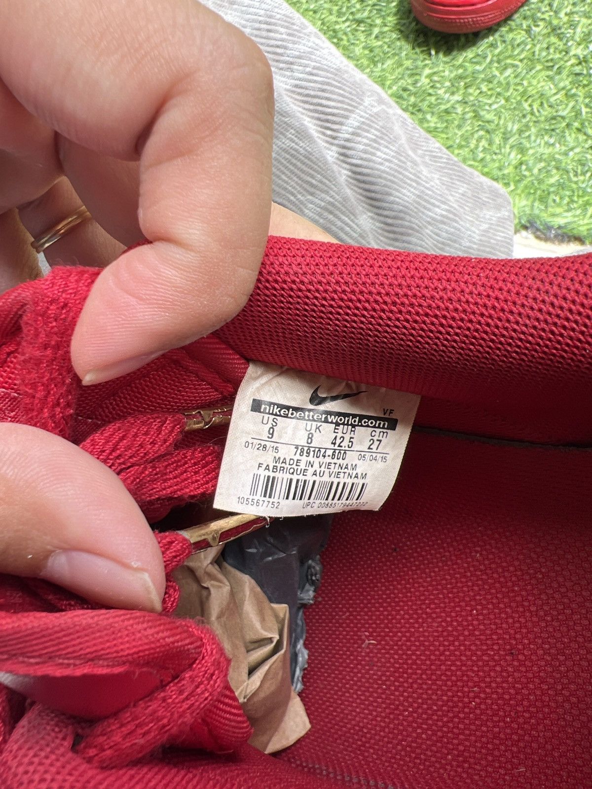 Nike Nike Air Force 1 Low Independence Day Red Men's - 789104-600 Size US 9 / EU 42 - 7 Thumbnail