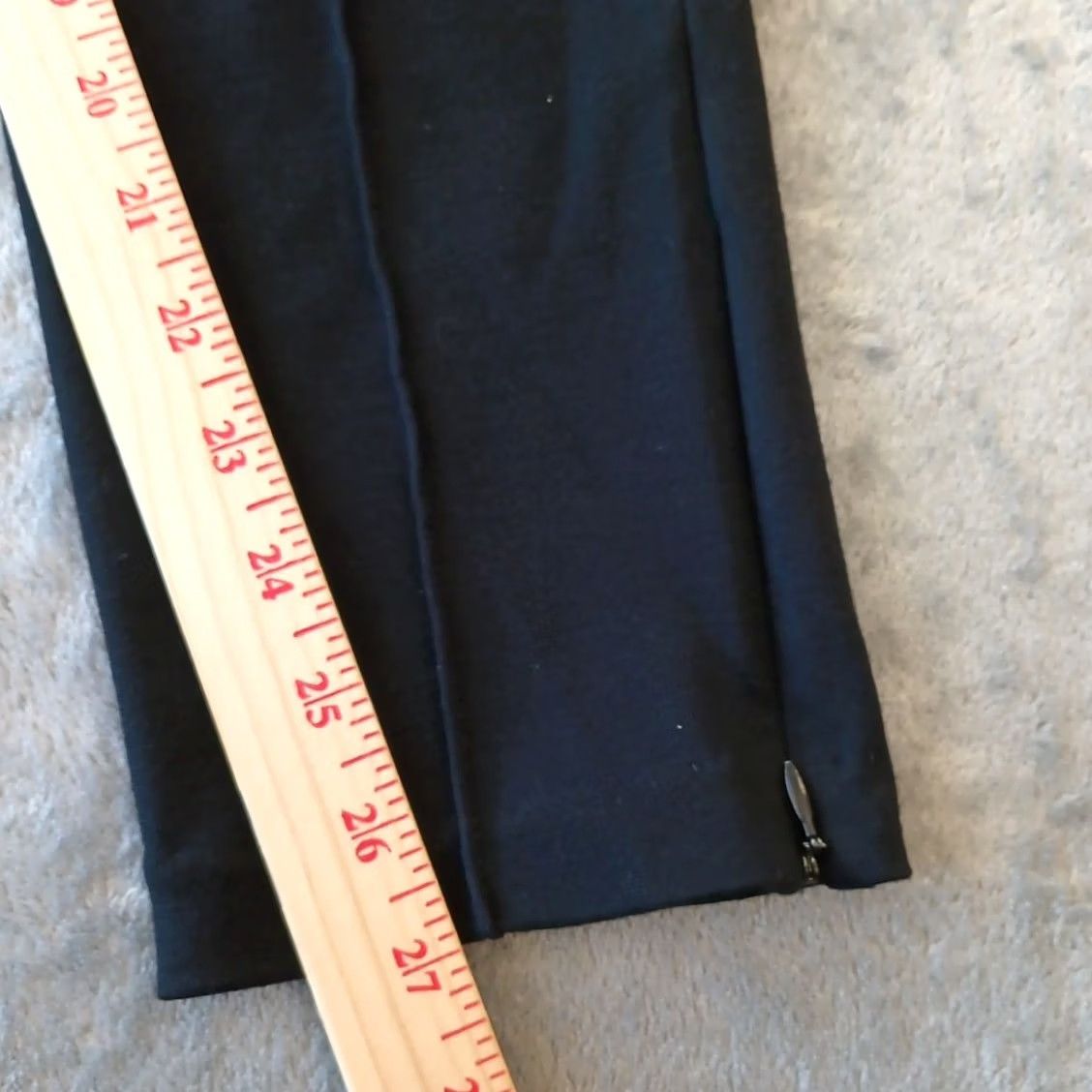 Talbots Talbots Pants Womens Medium Black Skinny Ankle Zip Pull On 30 In 27 In Inseam 30x27 Regular Stretch Elastic Waist Casual Modern Shape Ladies R ight? Size 32" / US 10 / IT 46 - 5 Thumbnail
