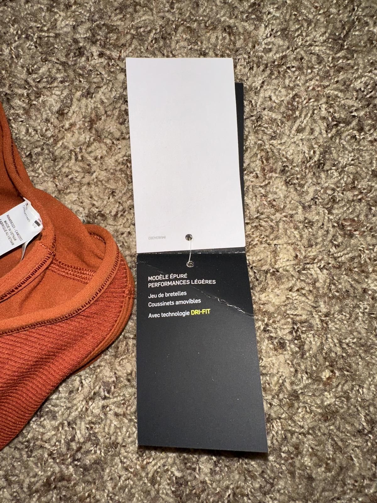 Nike Nike Women’s Yoga Layered Indy Light Support Sports Bra Size ONE SIZE - 8 Thumbnail