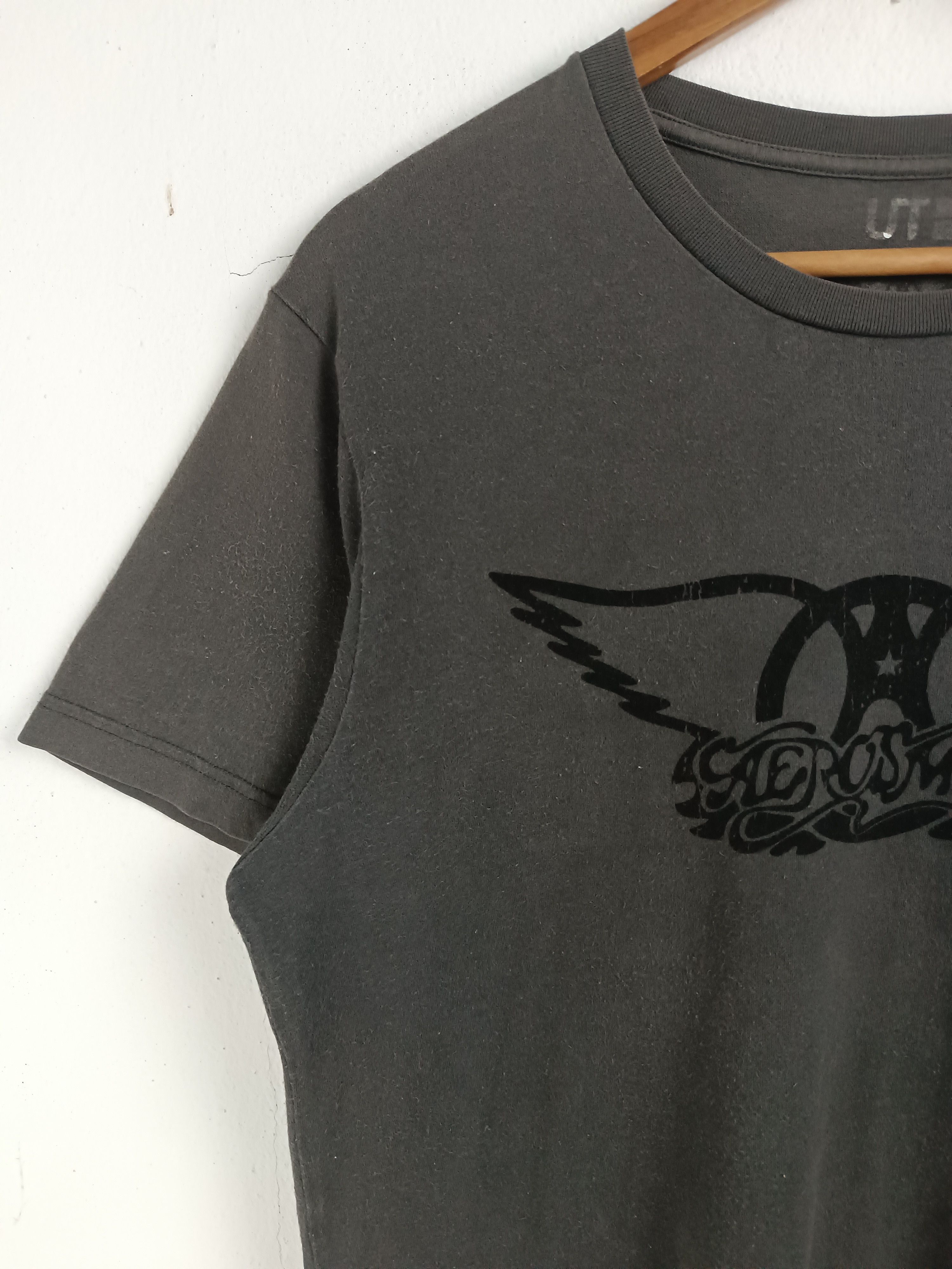 Vintage VINTAGE AEROSMITH CLASSIC LOGO ROCK TEE scorpions acdc u2 Size US L / EU 52-54 / 3 - 5 Thumbnail