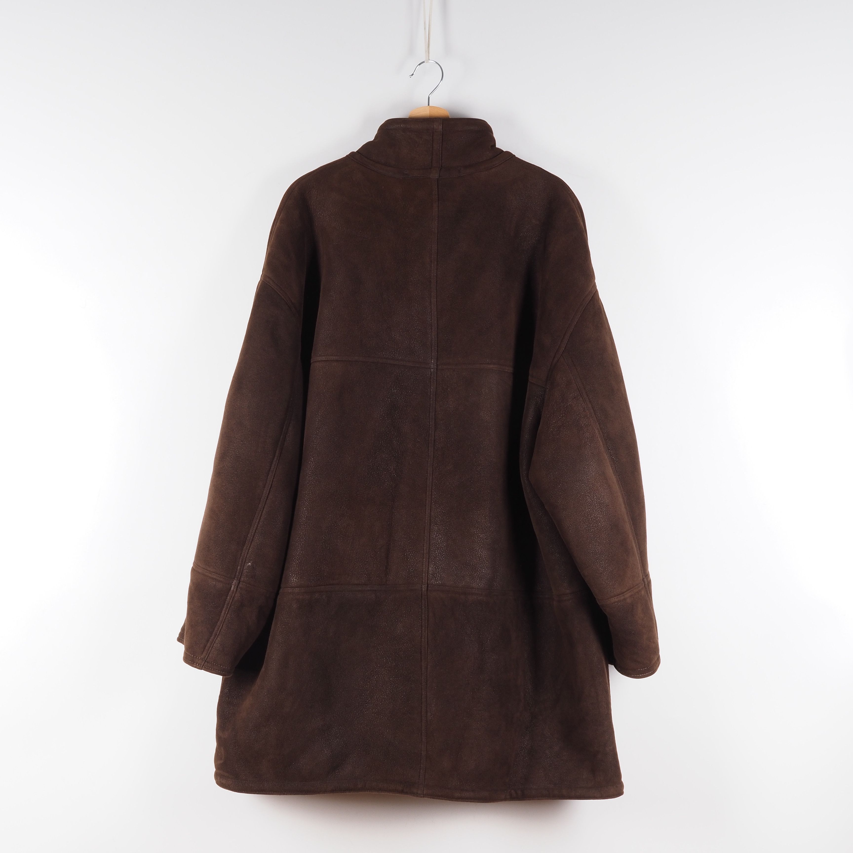 Yves Saint Laurent Yves Saint Laurent YSL Vintage Merino Shearling Coat Brown Size US XXL / EU 58 / 5 - 2 Thumbnail
