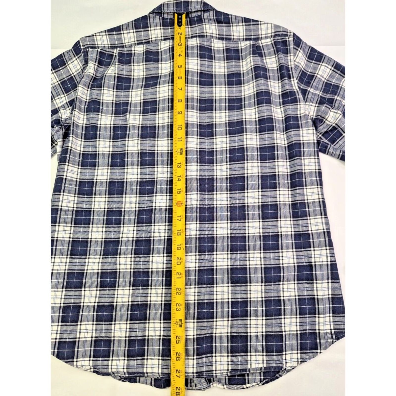 J.Crew J.CREW Flannel Shirt Plaid Button-Up Men M Blue Cotton Casual Long Sleeve Size US M / EU 48-50 / 2 - 6 Thumbnail