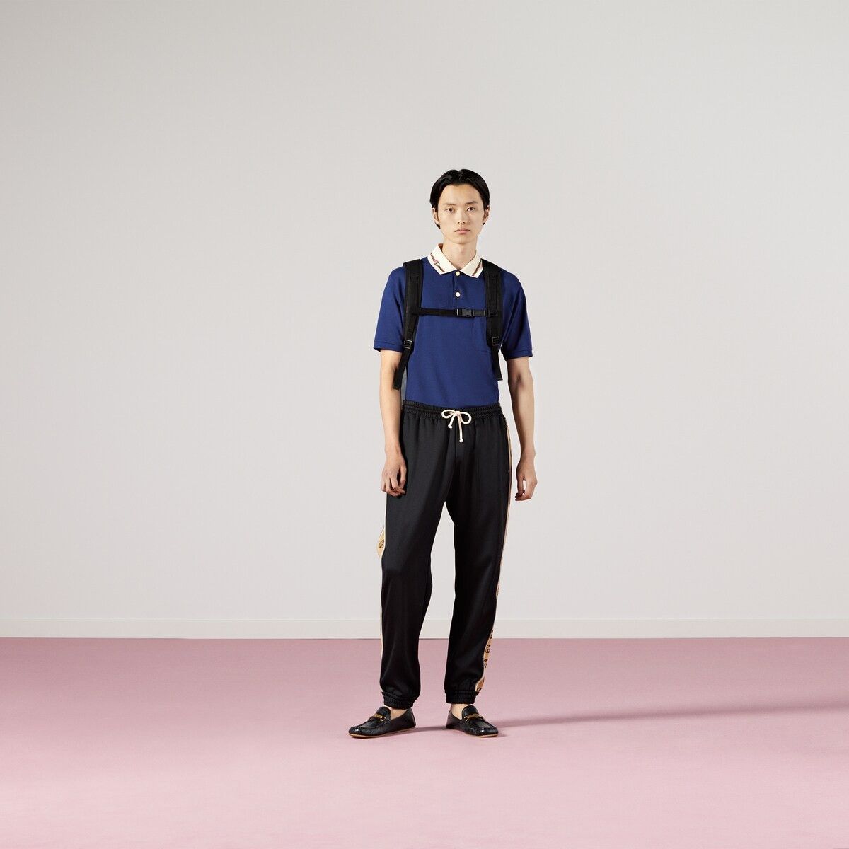 o1s1wg110925 Loose Technical Jersey Jogging Pant Multicolor