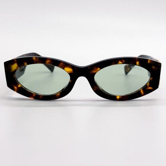 Miu Miu NEW MIU MIU SUNGLASSES MU11WS 14L50O HAVANA WOMEN MU 11WS SM Size ONE SIZE - 4 Thumbnail