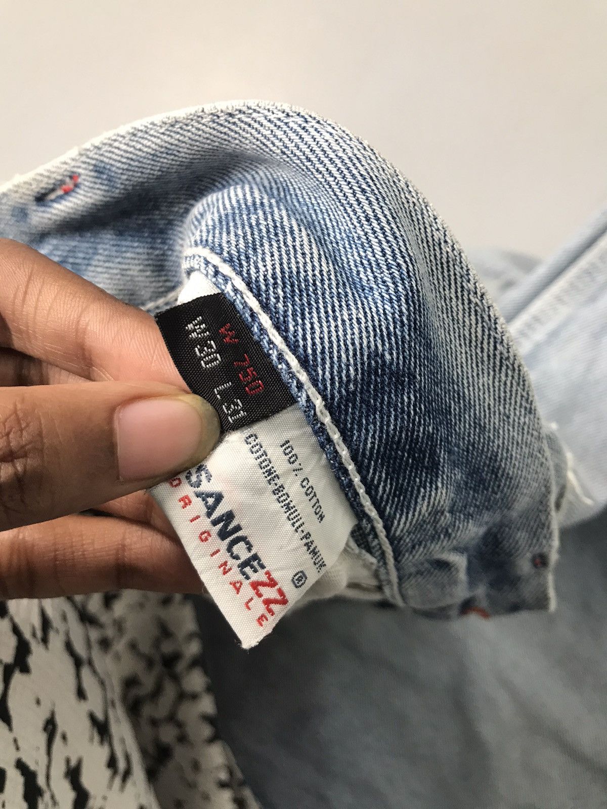 Southpole Vintage Sancezz carpenter repaired denim Size US 34 / EU 50 - 8 Thumbnail