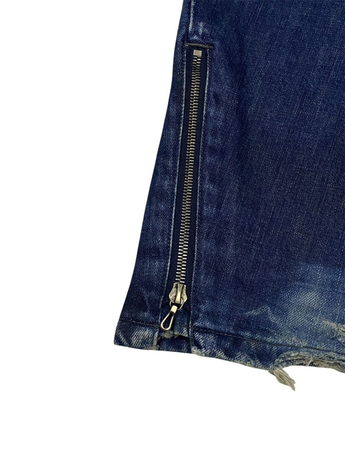 junhashimoto 💃Junhashimoto Curved Leg Flare Denim Jeans Size US 30 / EU 46 - 13 Thumbnail