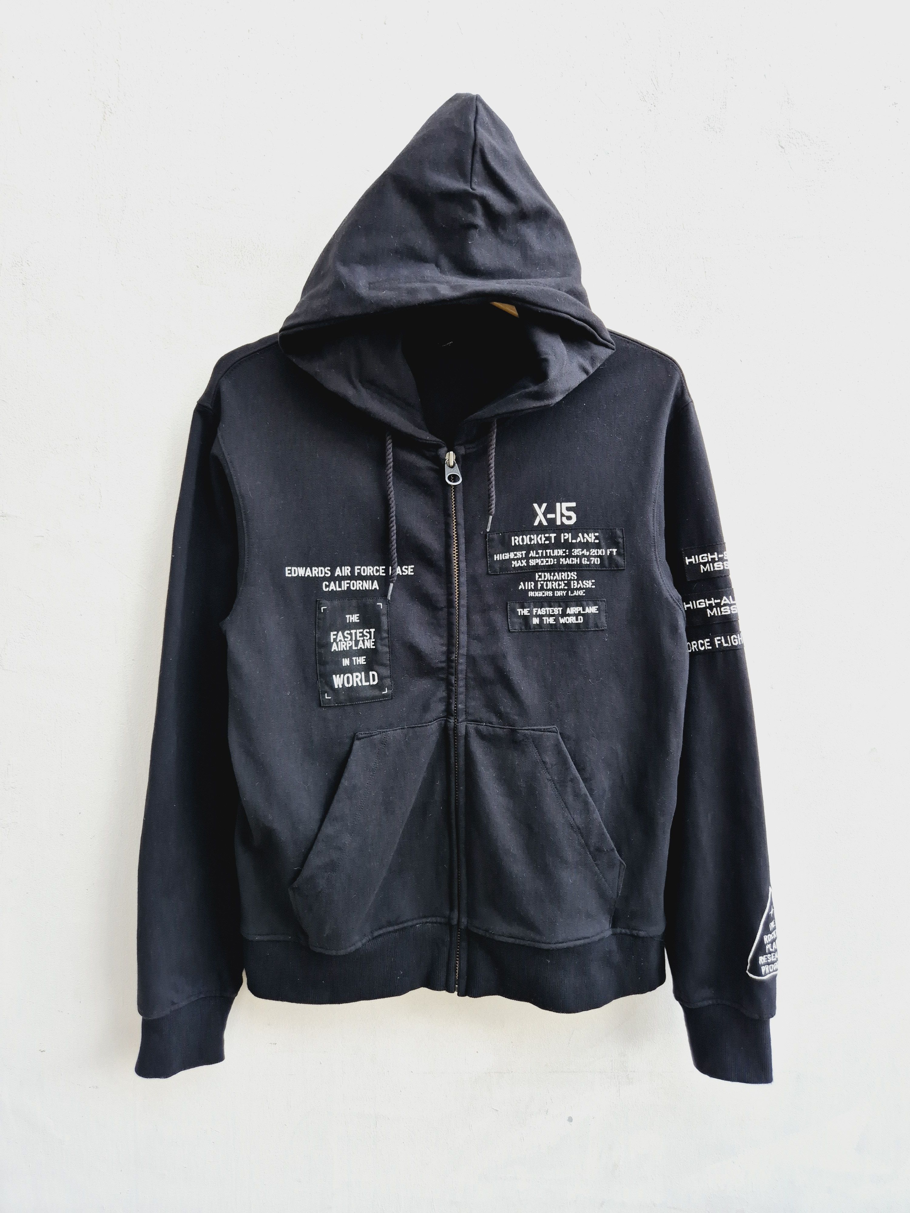 Avirex Avirex X-15 USAF Zip Up Hoodie Size US S / EU 44-46 / 1 - 1 Thumbnail