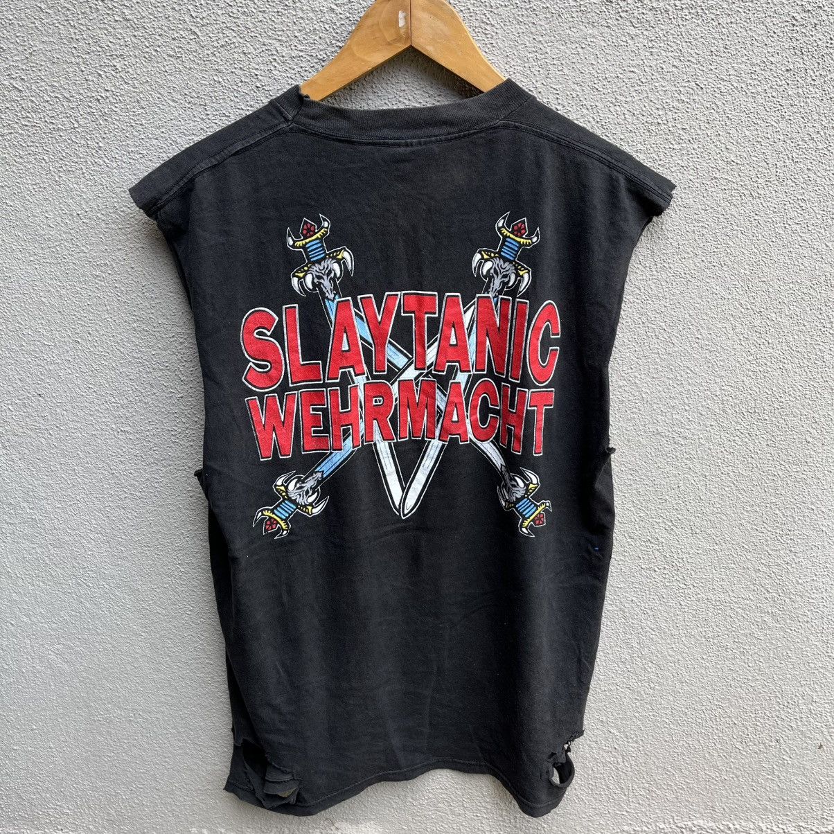 Band Tees Vintage 90s SLAYER band tee distressed Size US L / EU 52-54 / 3 - 3 Thumbnail