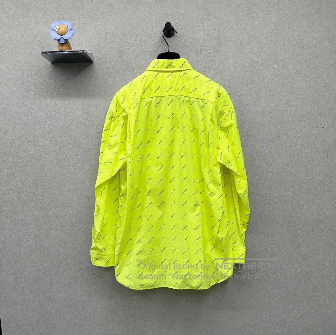 Balenciaga bright yellow long sleeve Balenciaga shirt. Size US M / EU 48-50 / 2 - 2 Thumbnail