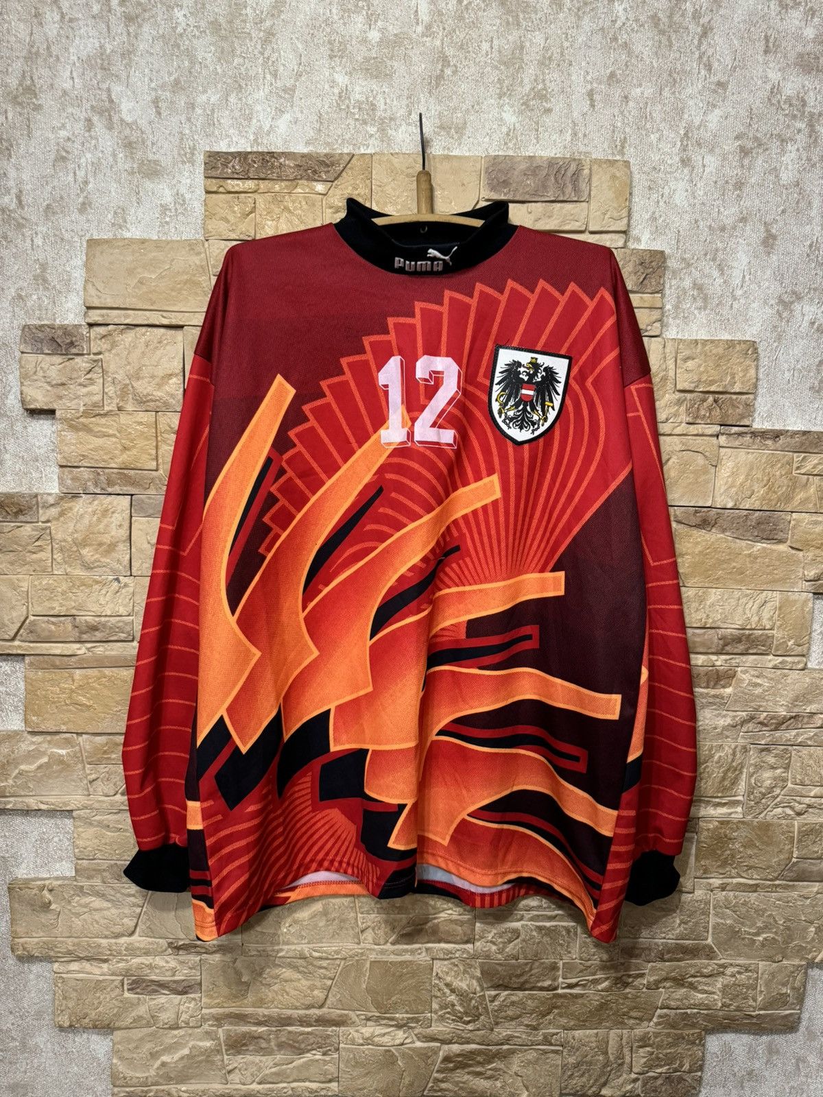 Puma × Vintage Puma Austria 90s goalkeeper jersey #12 vintage Size US XL / EU 56 / 4 - 3 Thumbnail