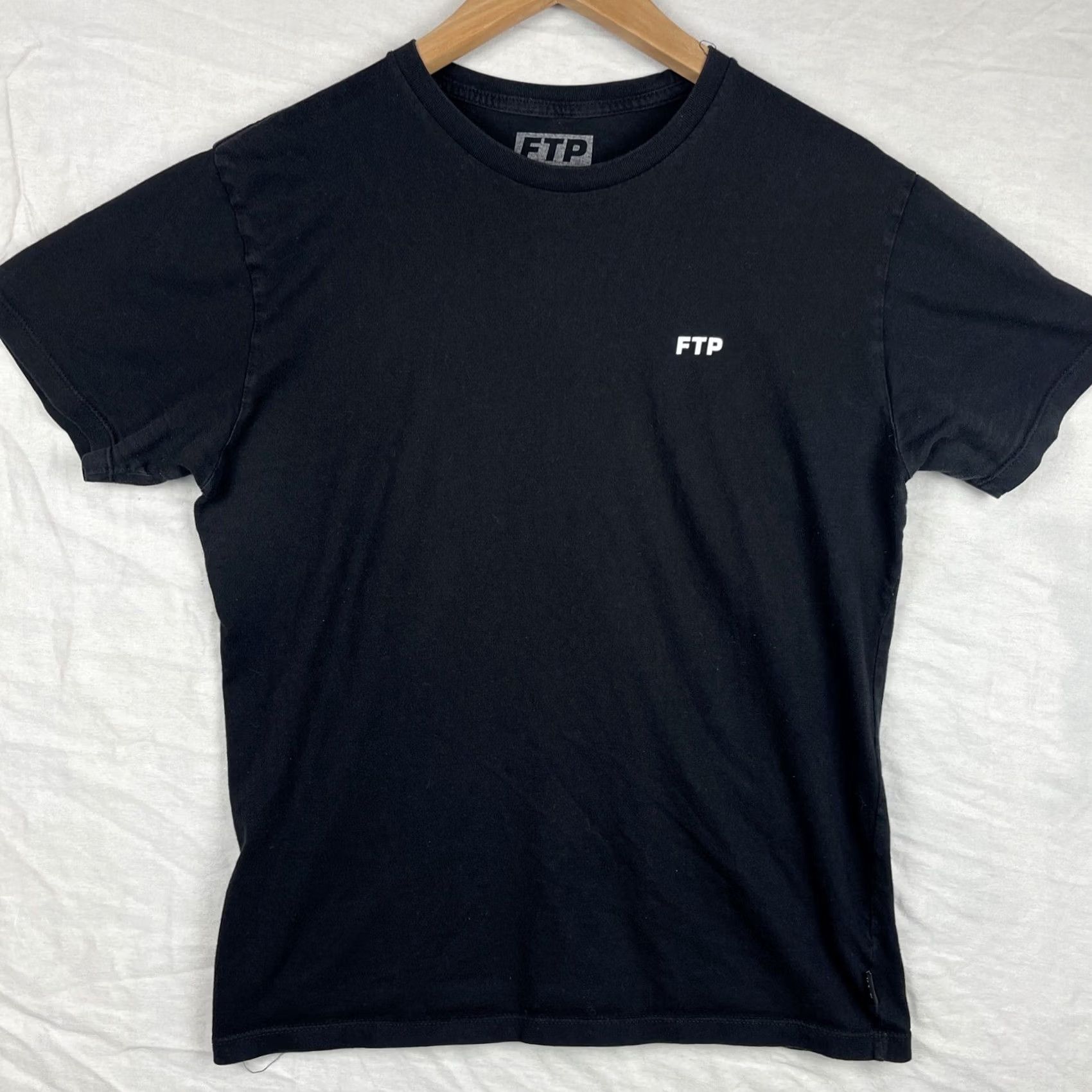 Vintage FTP Pro Club Shirt Mens Medium Black Short Sleeve FTP The Population Spell Out Shirt Size US M / EU 48-50 / 2 - 2 Thumbnail