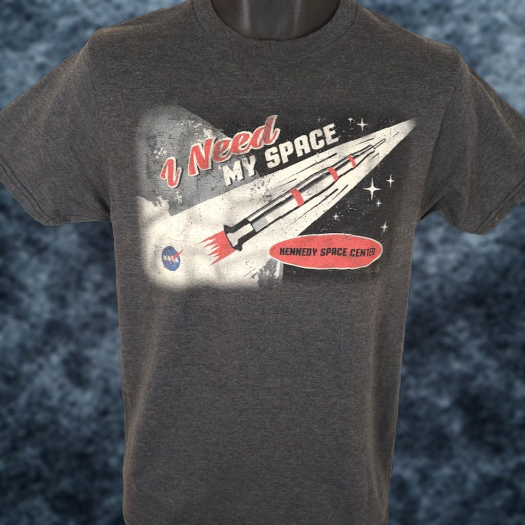 NASA NASA T Shirt Mens Size Small Gray I Need My Space Kennedy Space Center Shirt Mens Small Gray Space NASA Johnson Apollo 60s 70s Retro Size US S / EU 44-46 / 1 - 1 Thumbnail