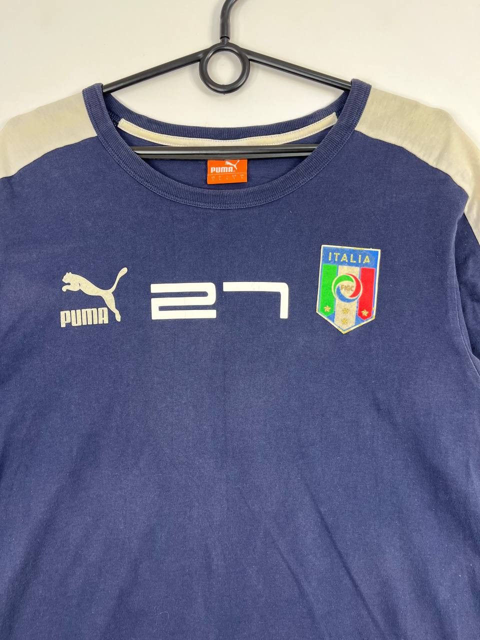 Puma Italy Puma Number 27 Football Soccer T Shirt Mens Size L Size US L / EU 52-54 / 3 - 2 Thumbnail