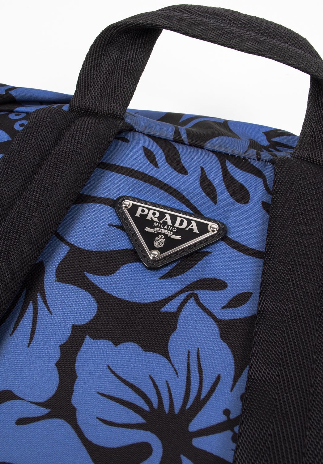 Prada Prada Backpack Floral Men Bag, Large, S1128 Size ONE SIZE - 4 Thumbnail