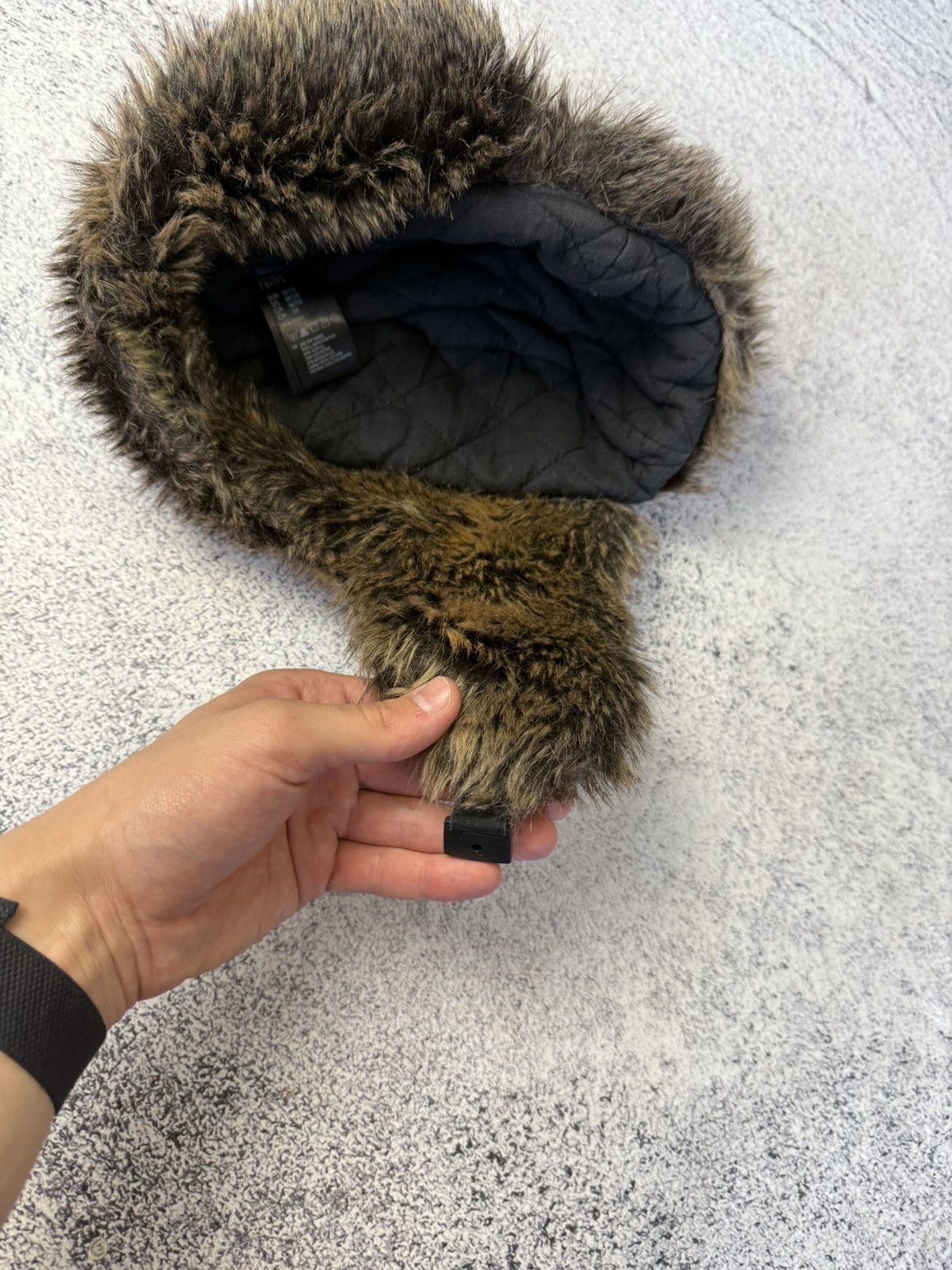 Vintage Ushanka Trapper Hat Furry Mohair Fuzzy Fur Hat Y2K 90s rare Size ONE SIZE - 9 Thumbnail