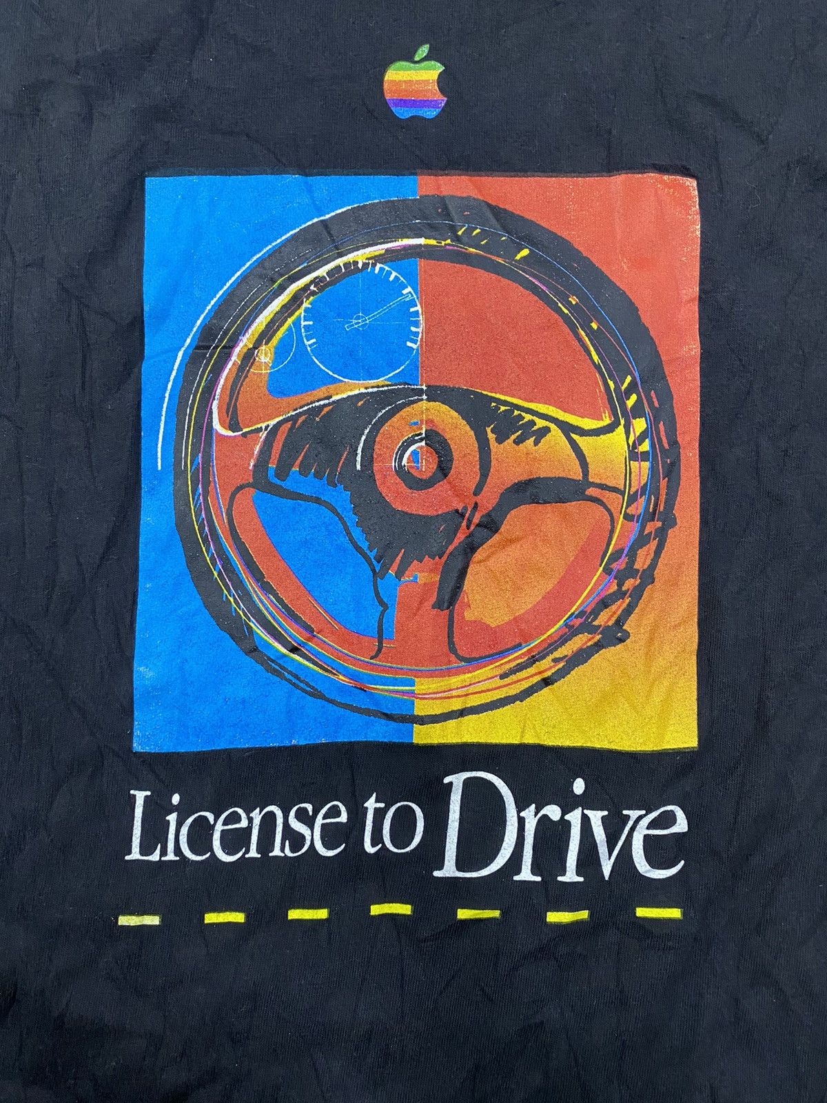 Apple × Vintage Vtg 90s Apple License to Drive longsleeve shirt Size US XL / EU 56 / 4 - 5 Thumbnail