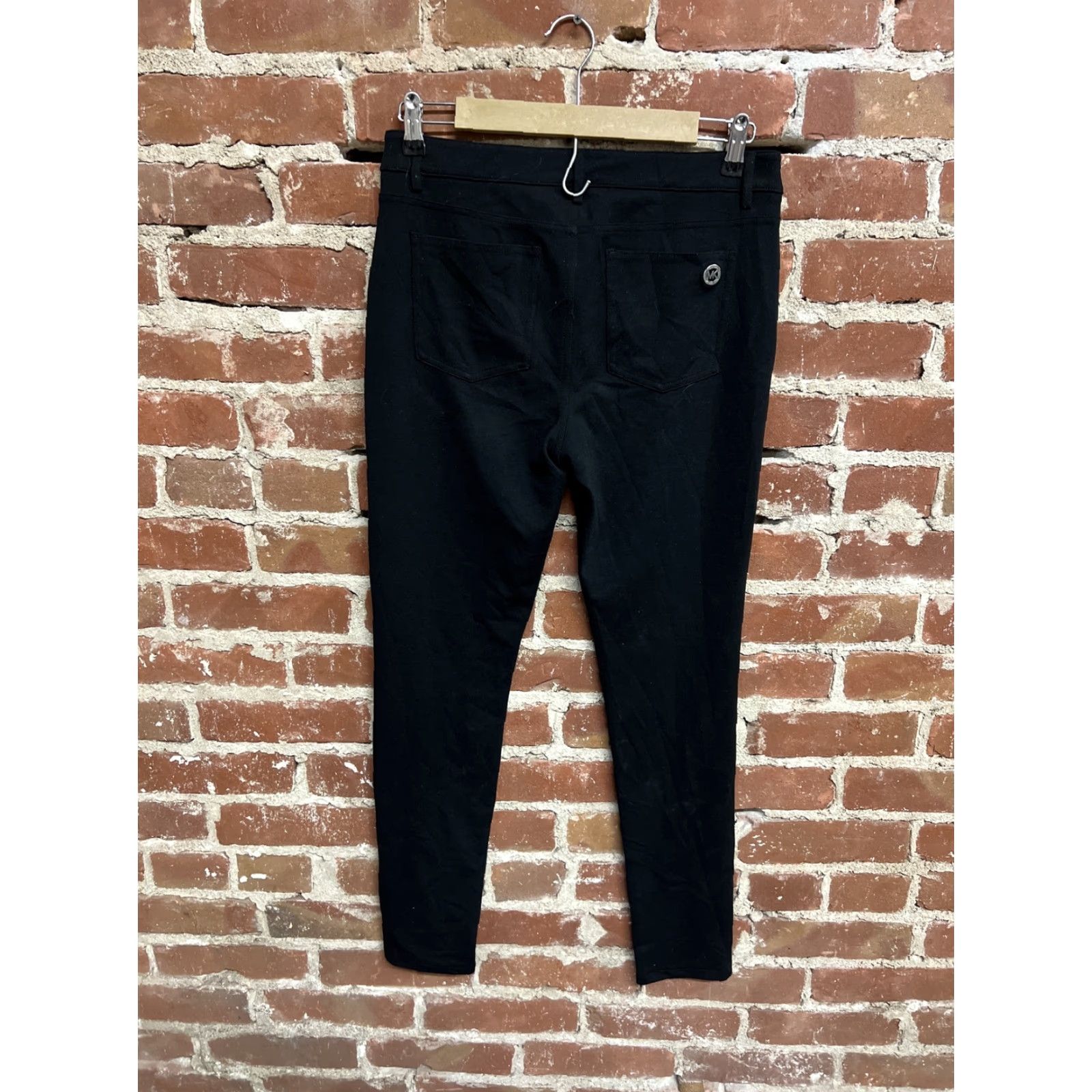 Michael Kors Michael Kors Womens Dress Pants Black 4 Size Polyester Straight Leg Casual Women Size 27" / US 4 / IT 40 - 2 Thumbnail