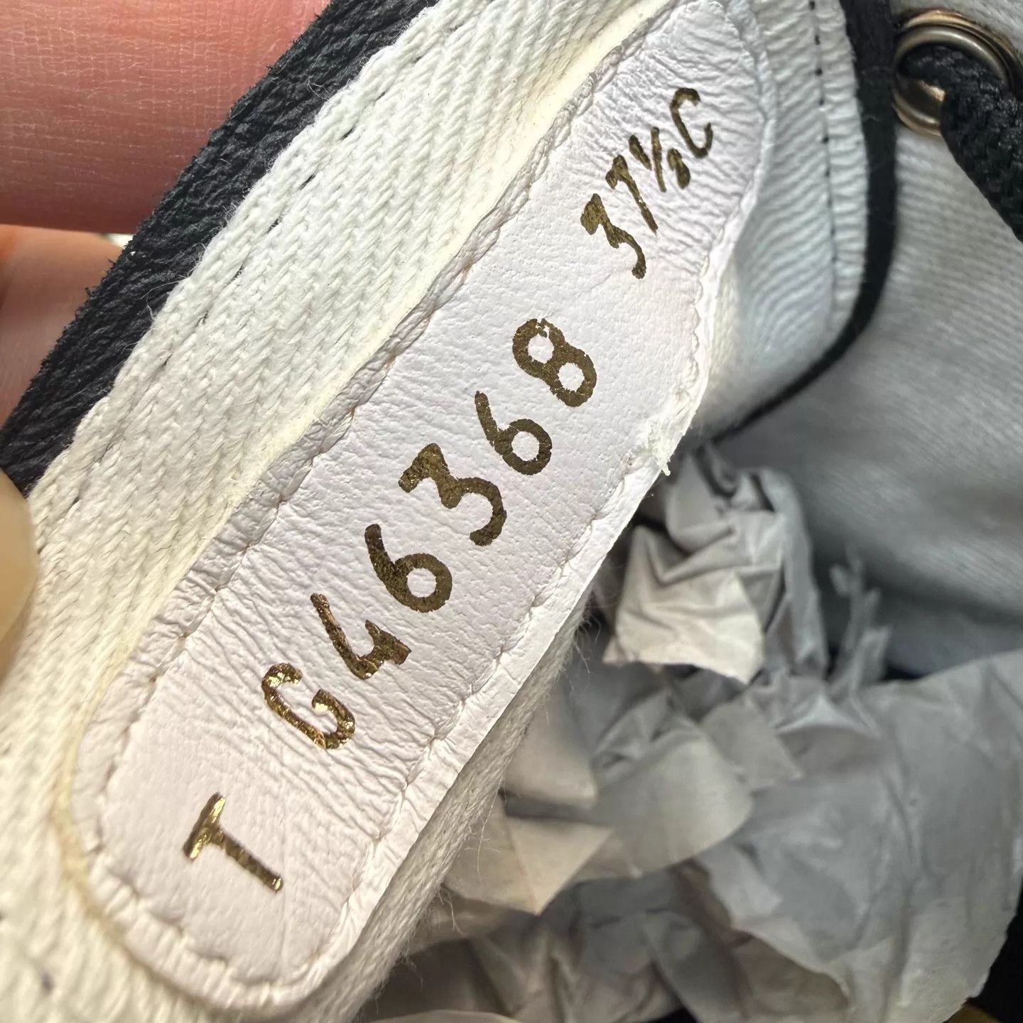 Chanel Chanel 25P Women's Black All-Over Logo Chunky Sneakers Size US 7 / IT 37 - 8 Thumbnail