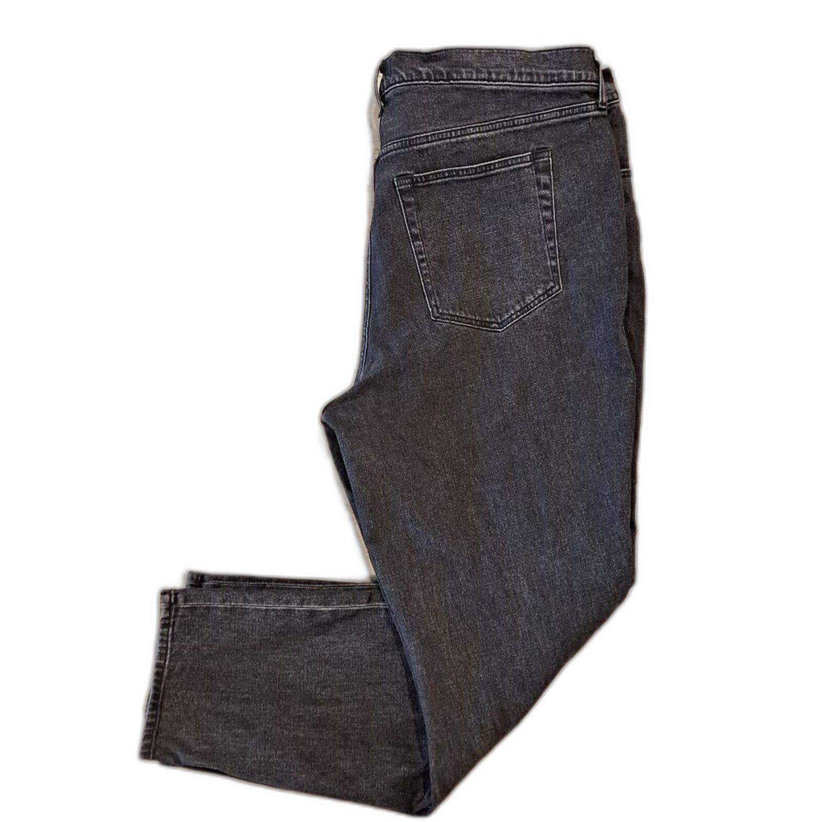 Abercrombie & Fitch Abercrombie & Fitch The 90's Slim High Rise black jeans 35 Size 35" - 6 Thumbnail