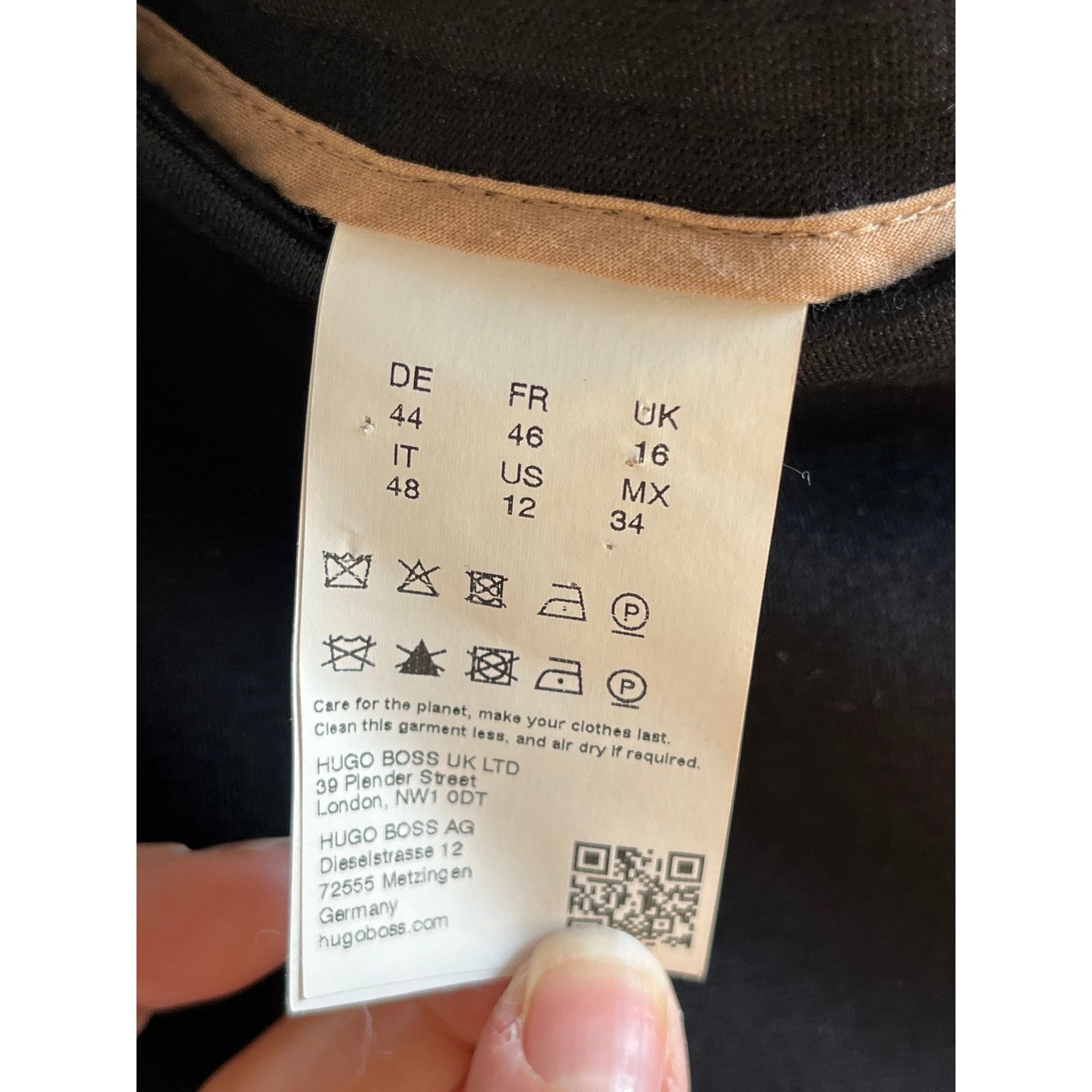 Hugo Boss BOSS Hugo Boss Women's Black Ponte Legging Pants - Size 12 Size 34" / US 12 / IT 48 - 3 Thumbnail