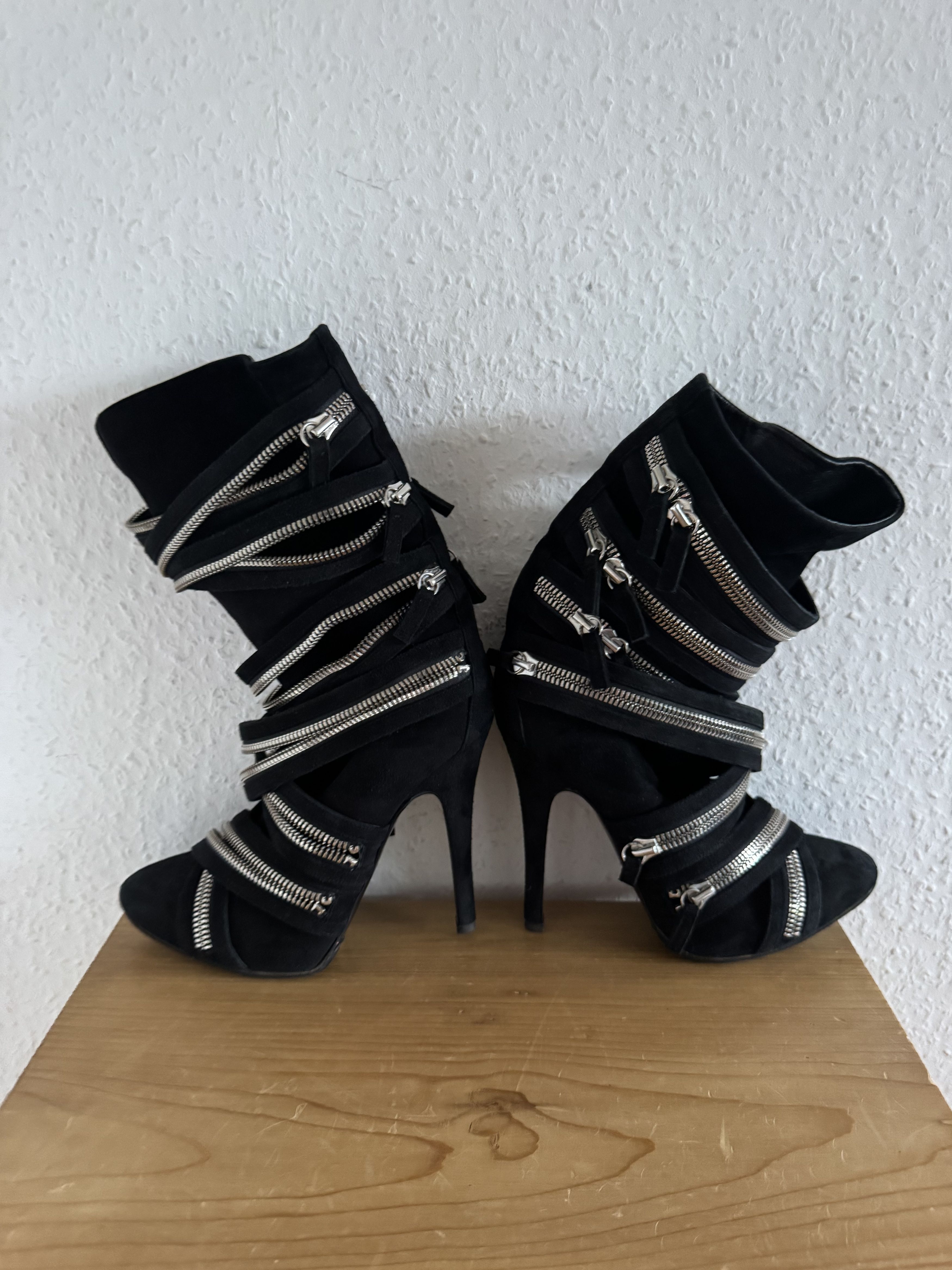 Balmain FW09 Zipper High-Heel Boot Size US 5 / IT 35 - 1 Thumbnail