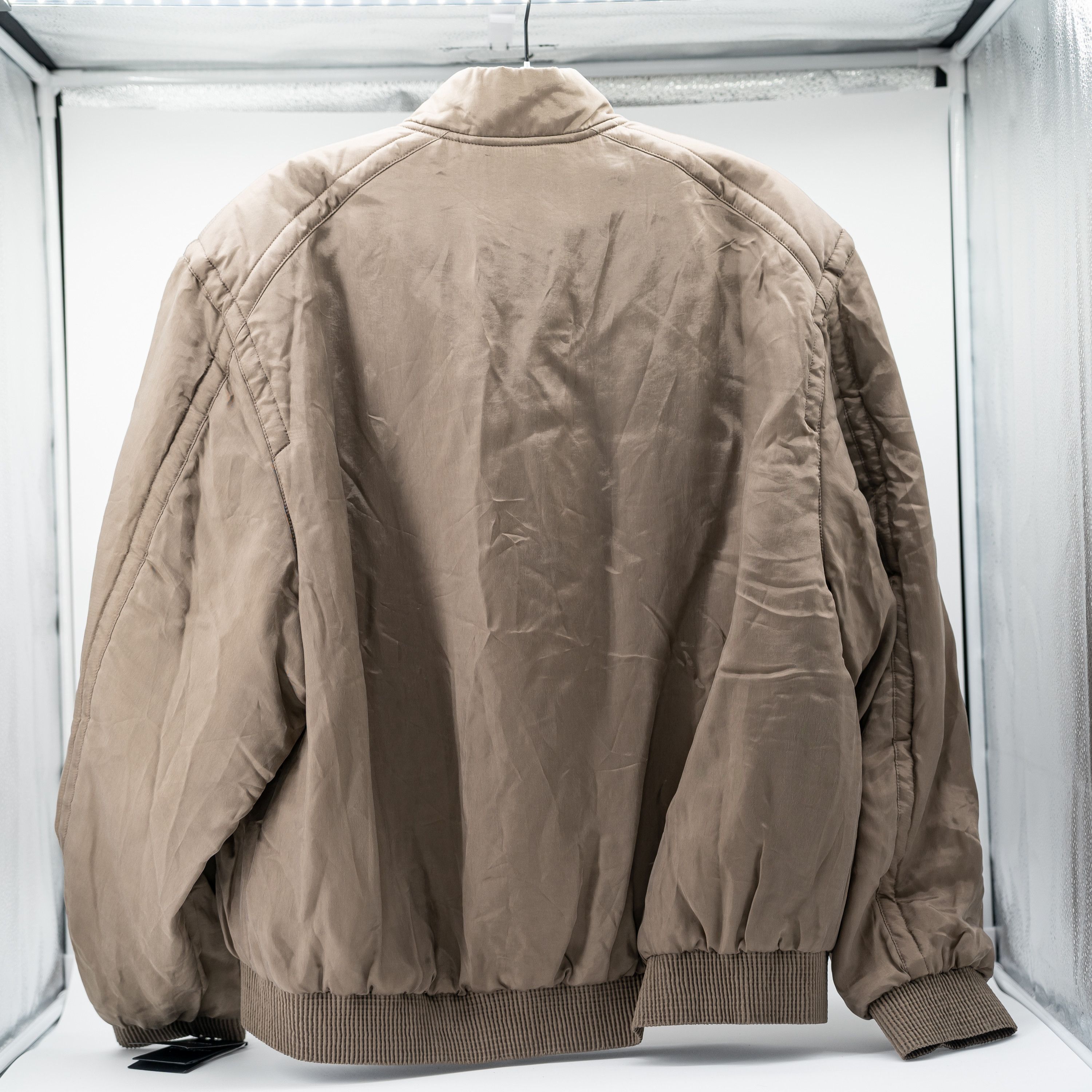 Yves Saint Laurent size L (50) - Saint Laurent Zp-Up Teddy Satin Bomber Jacket Size US L / EU 52-54 / 3 - 5 Thumbnail