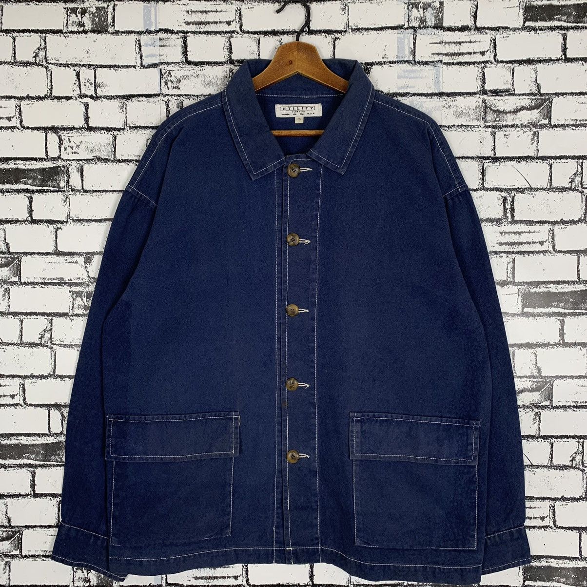 Vintage Utility Canvas Jacket