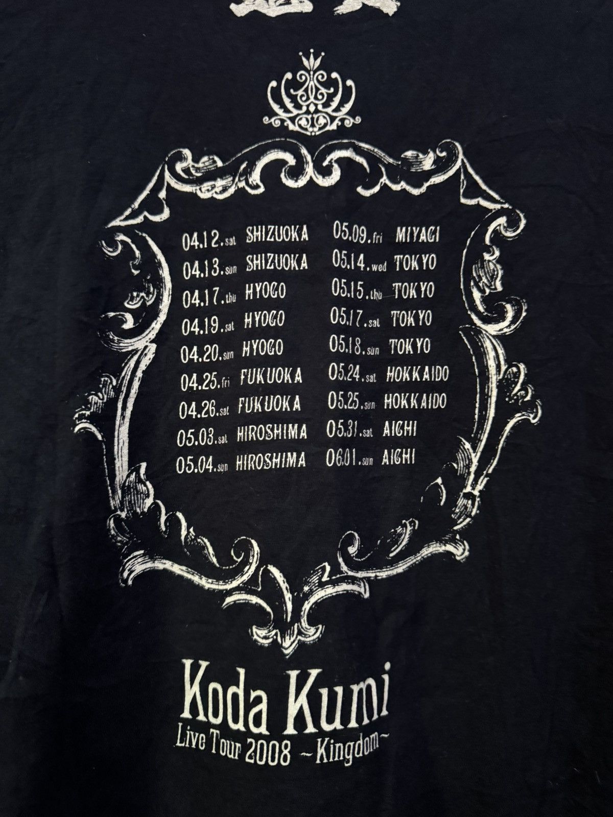 Japanese Brand Koda Kumi Live Tour Kingdom T-Shirts Size L Size US L / EU 52-54 / 3 - 3 Thumbnail