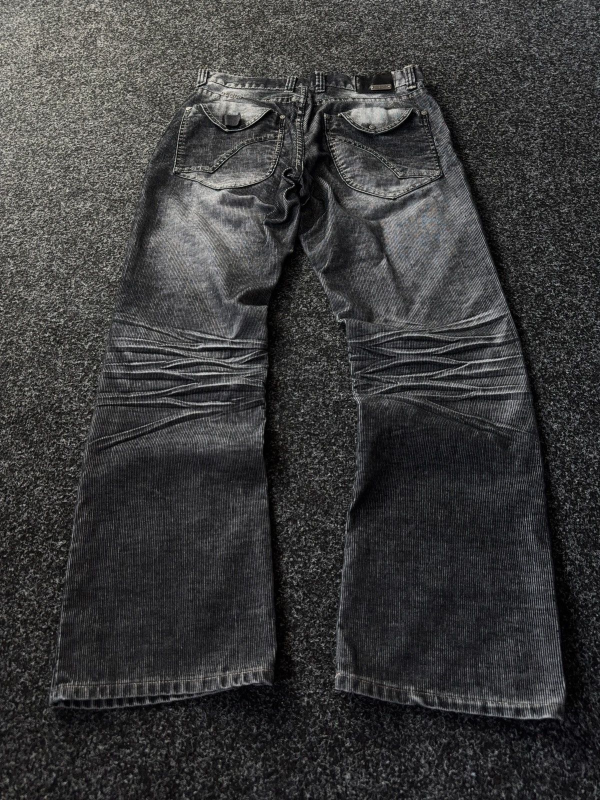 Japanese Brand × Lee Lee Cooper Relaxed Fit Faded Grey Corduroy style Jeans Y2K Size US 32 / EU 48 - 8 Thumbnail