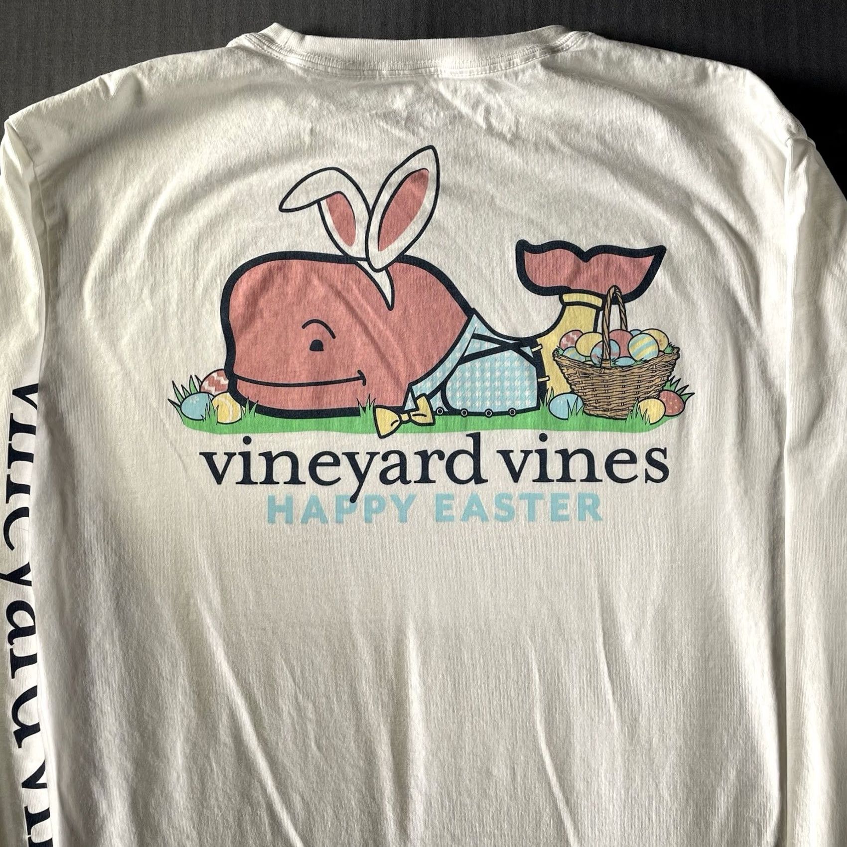 Vineyard Vines Vineyard Vines Shirt Men’s M Easter Happy White Pocket Long Sleeve Crew Neck Size US M / EU 48-50 / 2 - 2 Thumbnail
