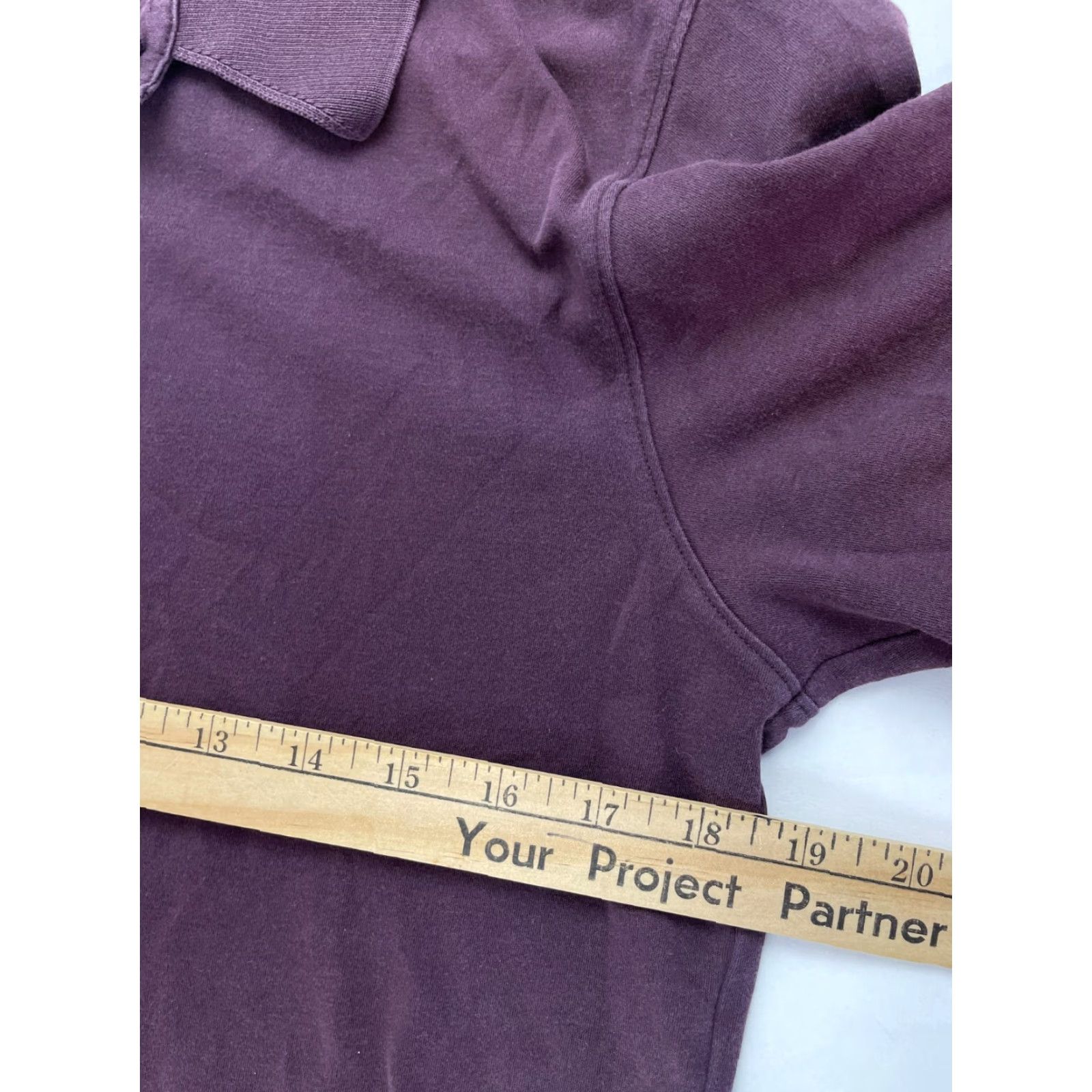 Calvin Klein Calvin Klein Polo Shirt Men's Size Small Dark Purple 1/4 Button Up Short Sleeve Polo Size US S / EU 44-46 / 1 - 3 Thumbnail