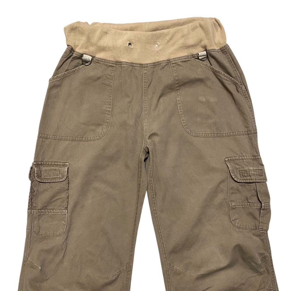 Japanese Brand Black Baccara Parachute Cargo Flare Pants Size US 34 / EU 50 - 3 Thumbnail