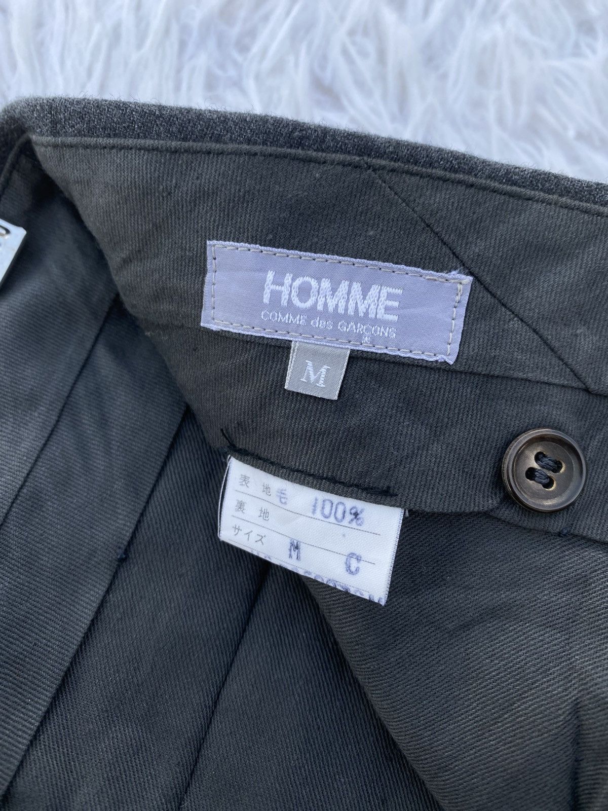 Comme des Garcons Rare Vintage Comme Des Garcons Homme Wool Pants Size US 28 / EU 44 - 13 Thumbnail