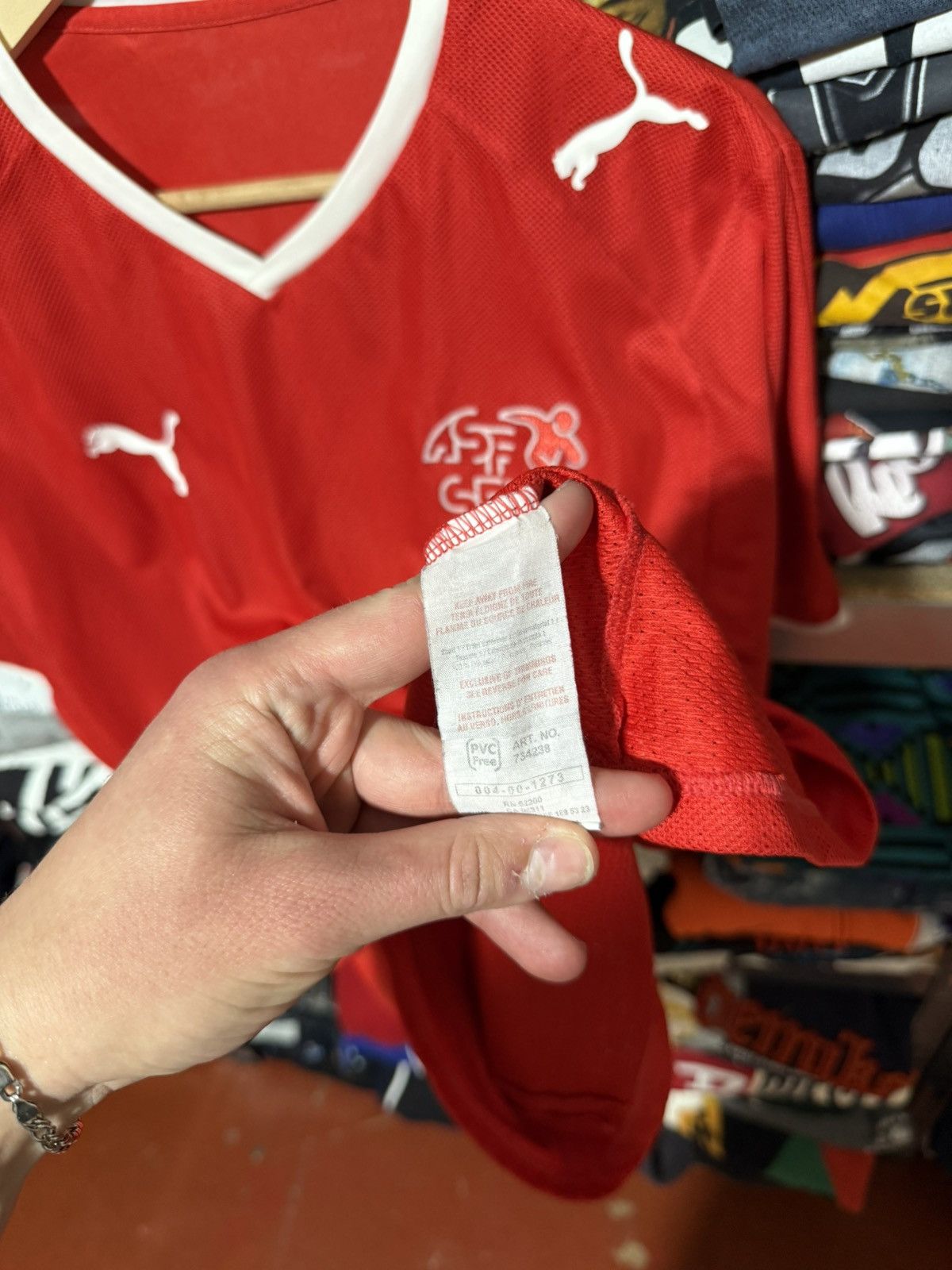 Puma Puma Switzerland 2008 2010 Home Football Soccer Retro Jersey Size US XL / EU 56 / 4 - 6 Thumbnail